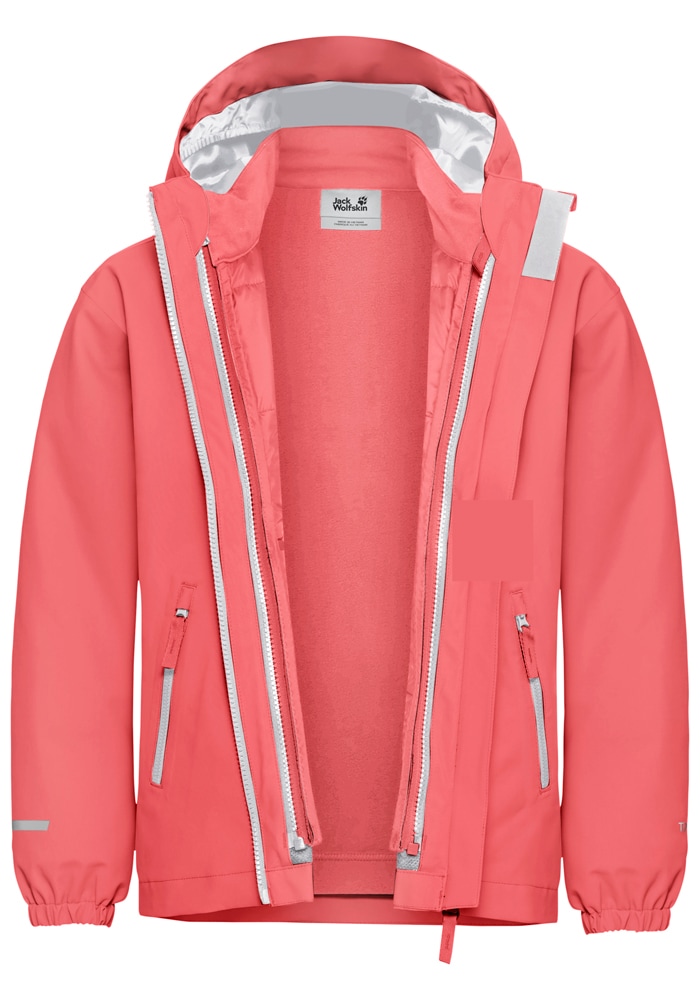 Jack Wolfskin 3-in-1-Funktionsjacke »HYBRID 3IN1 JACKET K«, mit Kapuze