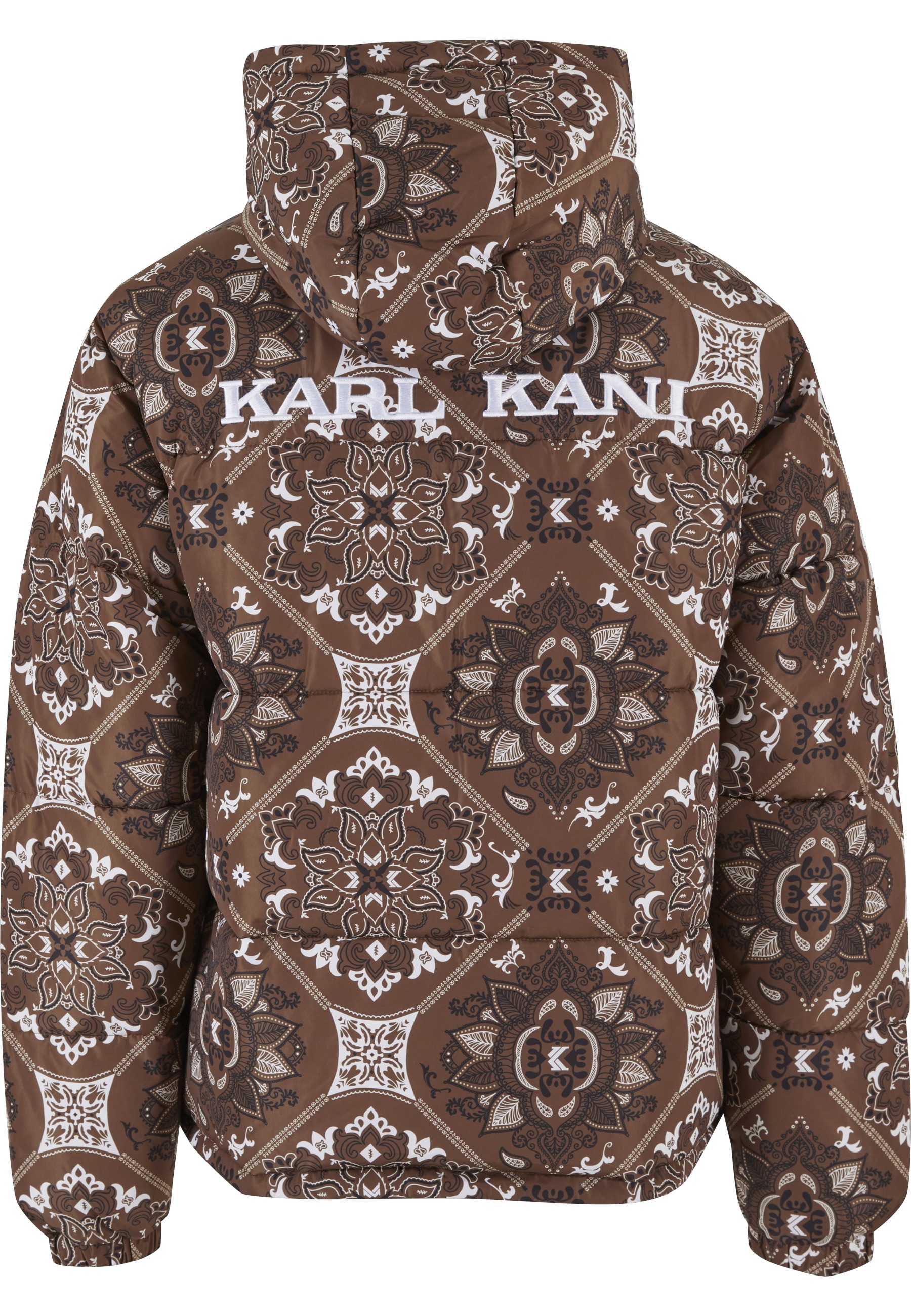 Karl Kani Winterjacke »Karl Kani Herren KM233-037-2 KK OG Paisley Puffer Jacket« 1 Stk. tlg. mit Kapuze