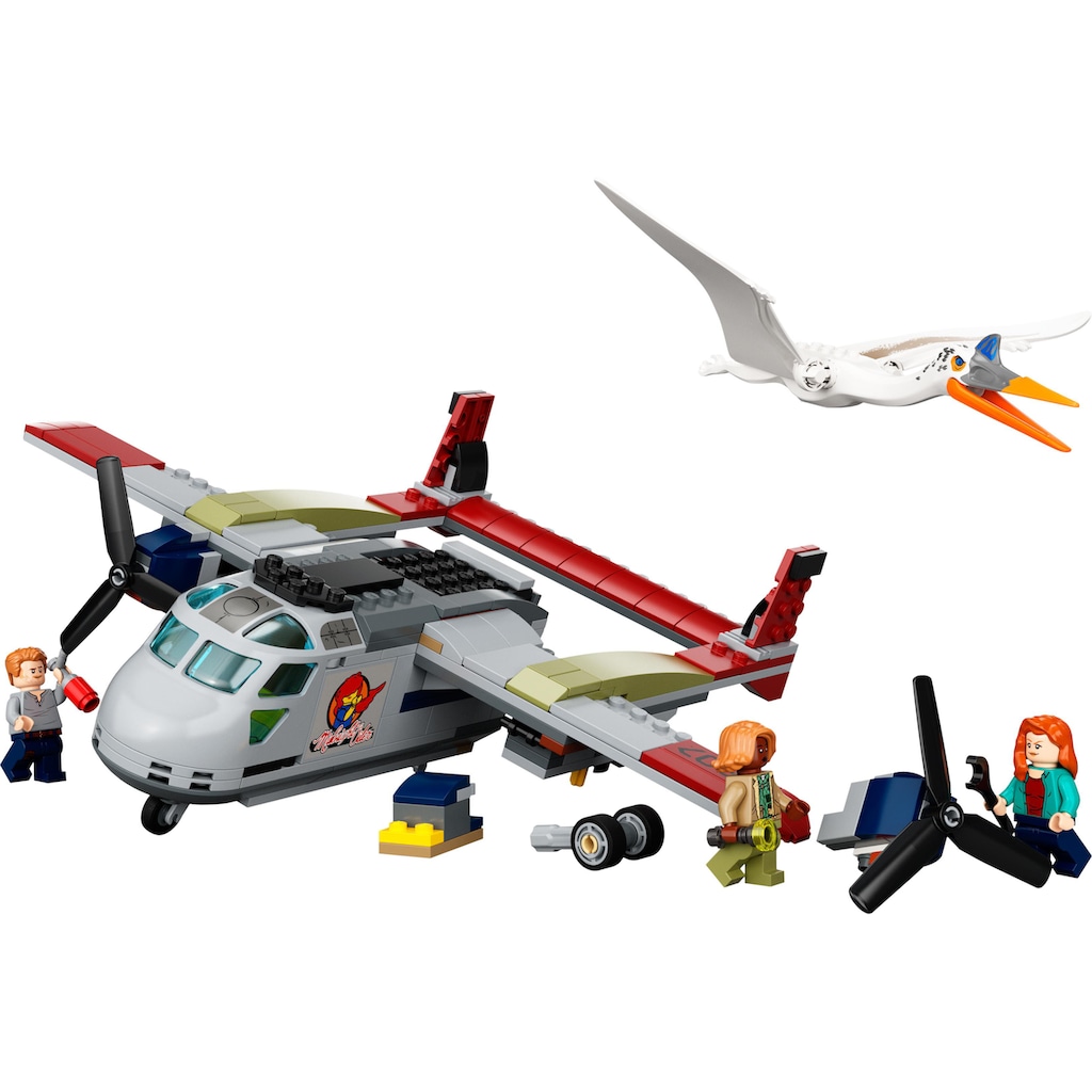 LEGO® Konstruktionsspielsteine »Quetzalcoatlus: Flugzeug-Überfall (76947), LEGO® Jurassic World«, (306 St.)