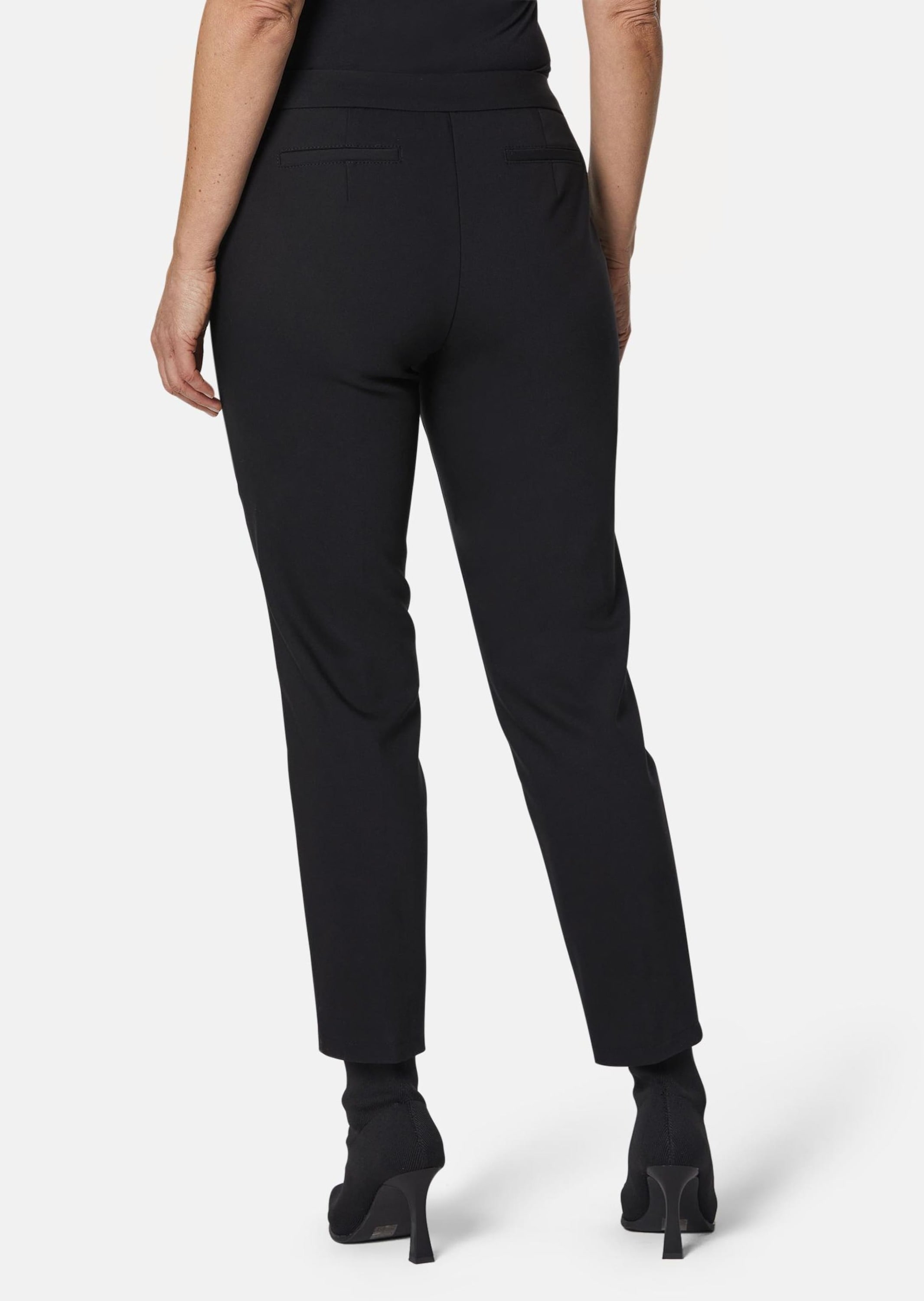 GOLDNER 2-in-1-Hose »Kurzgröße Sportive Jerseyhose mit figurformendem Einsatz«