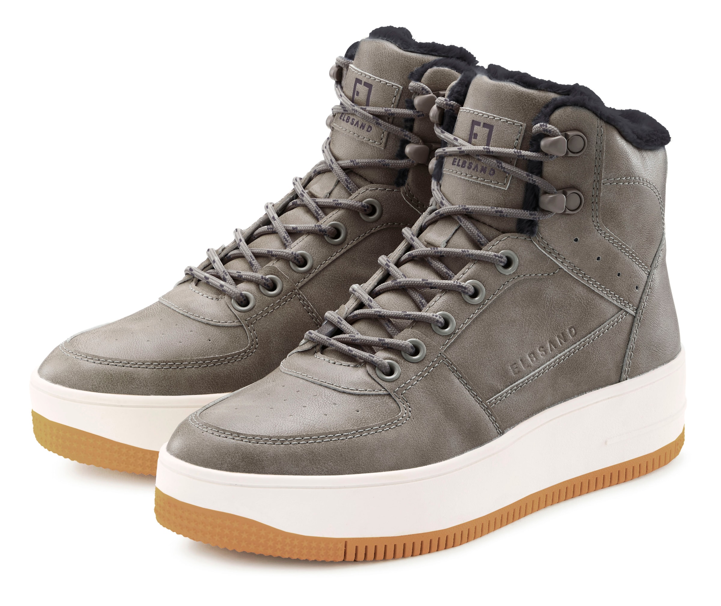 Sneaker, mit kuscheligem Warmfutter, Freizeitschuh, Halbschuh, High Top Sneaker