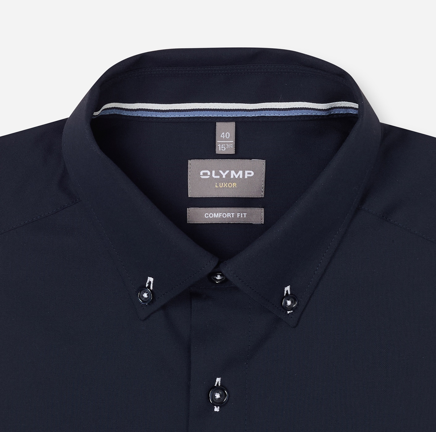 OLYMP Langarmhemd »Luxor« Businesshemd, comfort fit, Button-down-Kragen