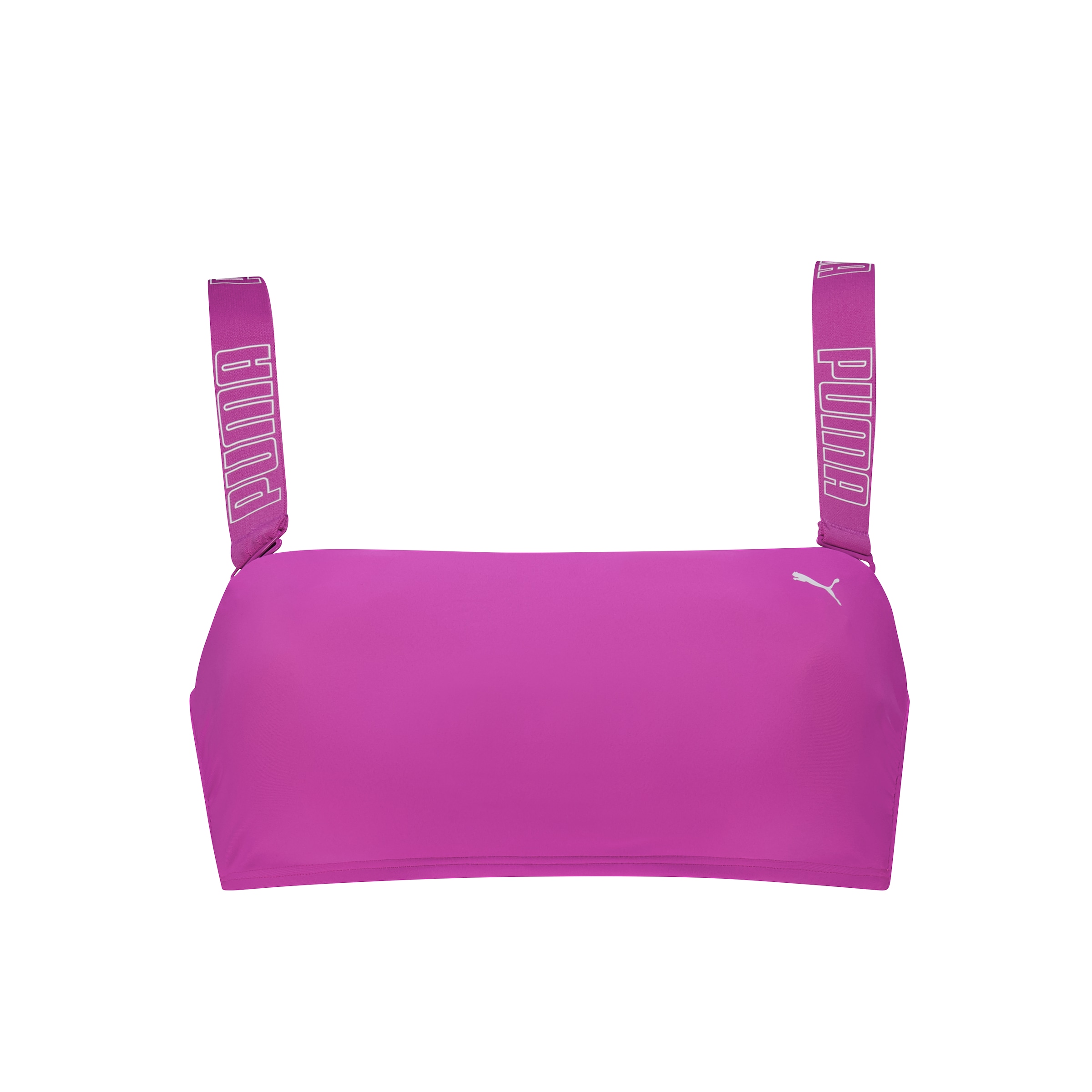 PUMA Bandeau-Bikini-Top »PUMA SWIM WOMEN BANDEAU TOP« breite, verstellbare Träger mit Logoschriftzug