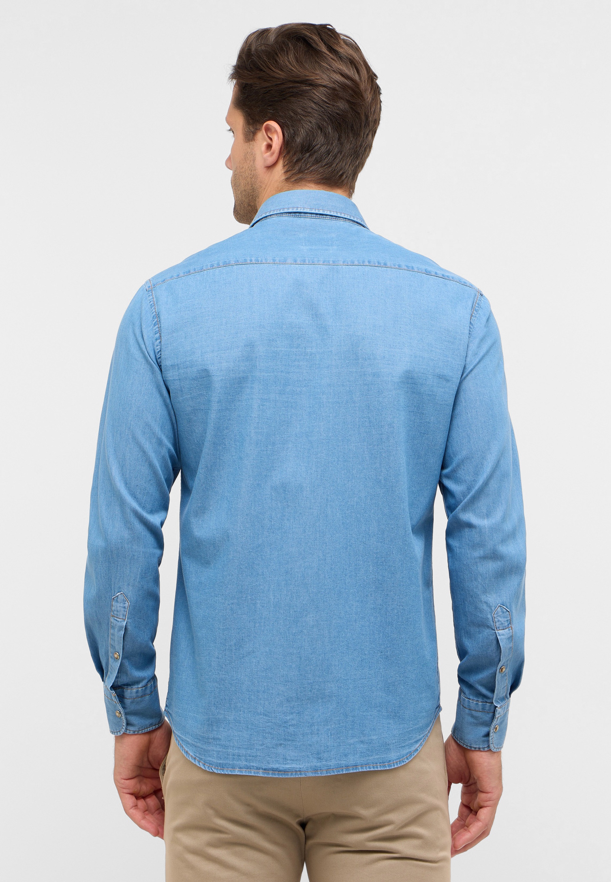 Eterna Langarmhemd "MODERN FIT" EASY IRON (bügelleicht) günstig online kaufen