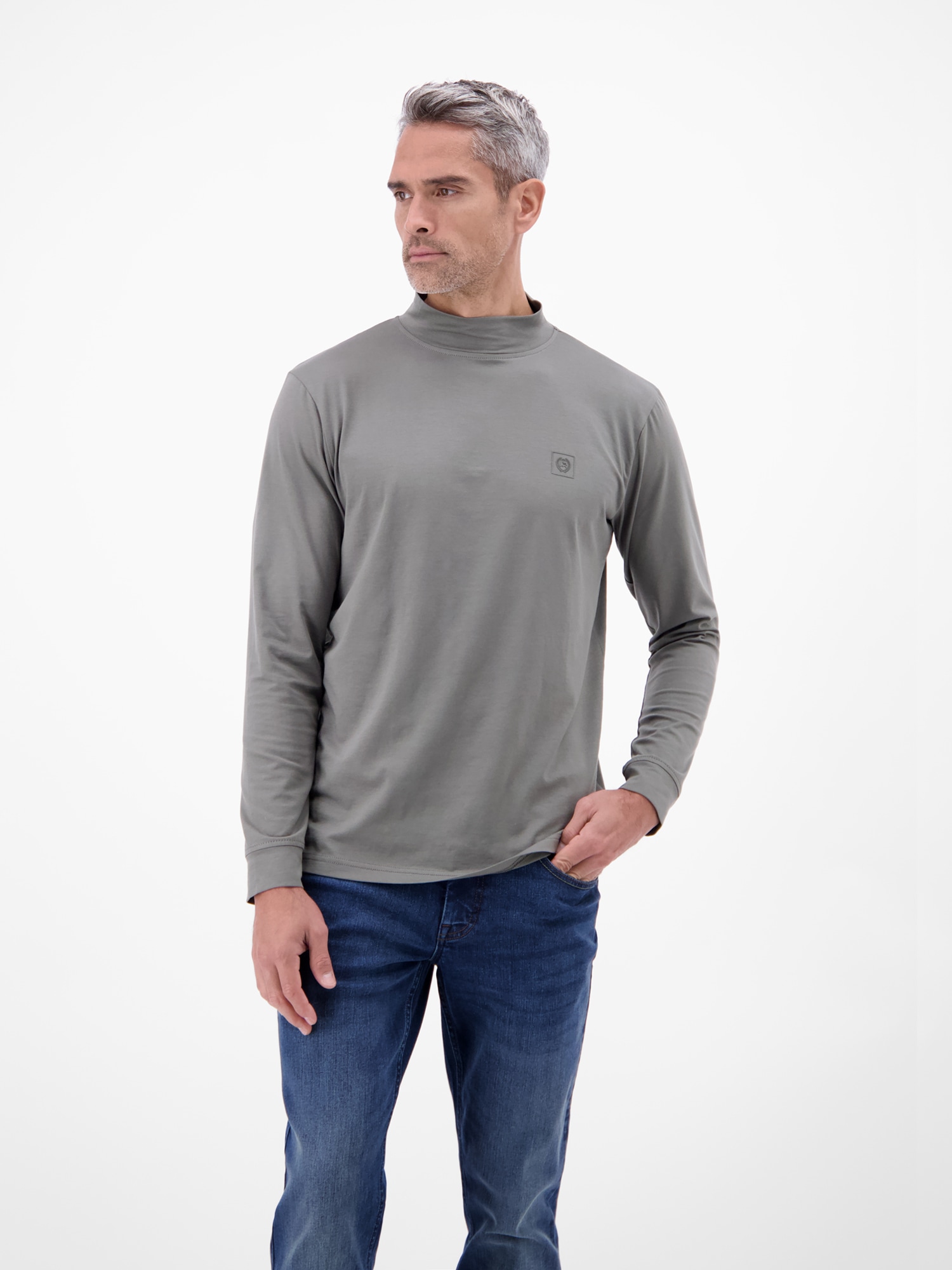 LERROS 1100000002199 "Herren-Shirt mit modischem Turtleneck"
