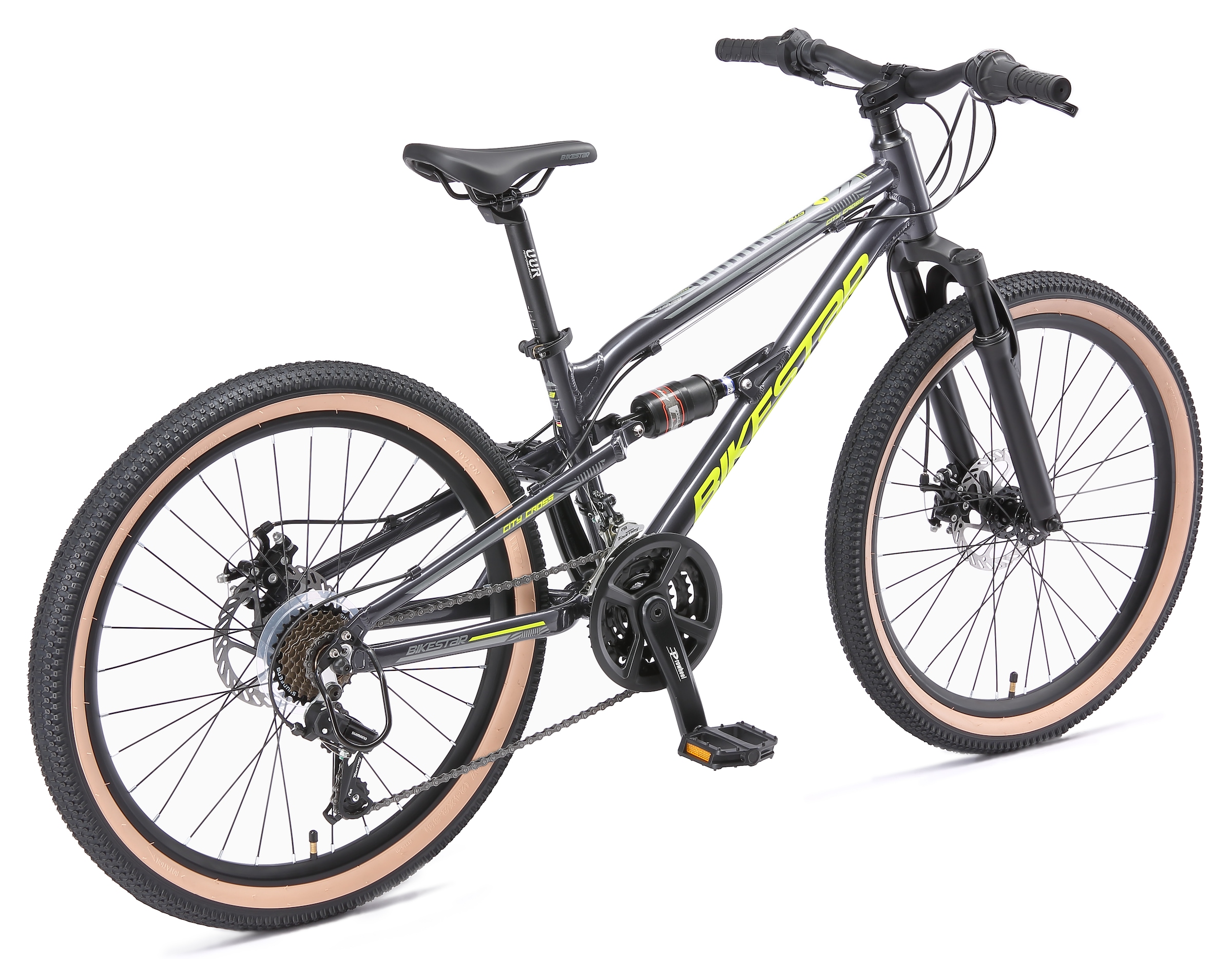 Bikestar Jugendfahrrad 21 Gang Shimano RD-TY21 Schaltwerk Kettenschaltung