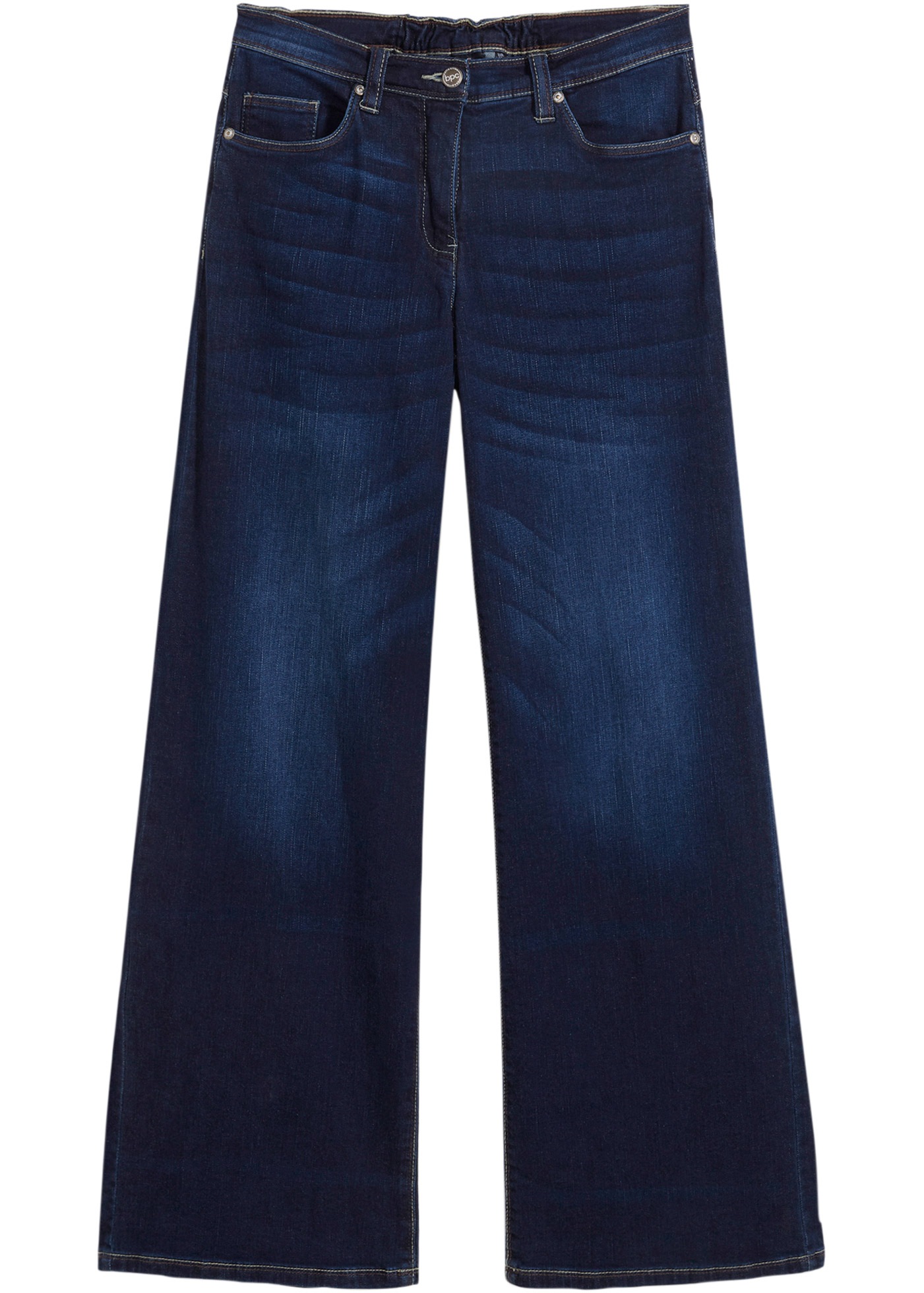 bonprix Weite Jeans Loose Fit Passform, mit Stretch-Material, mit Bequembund
