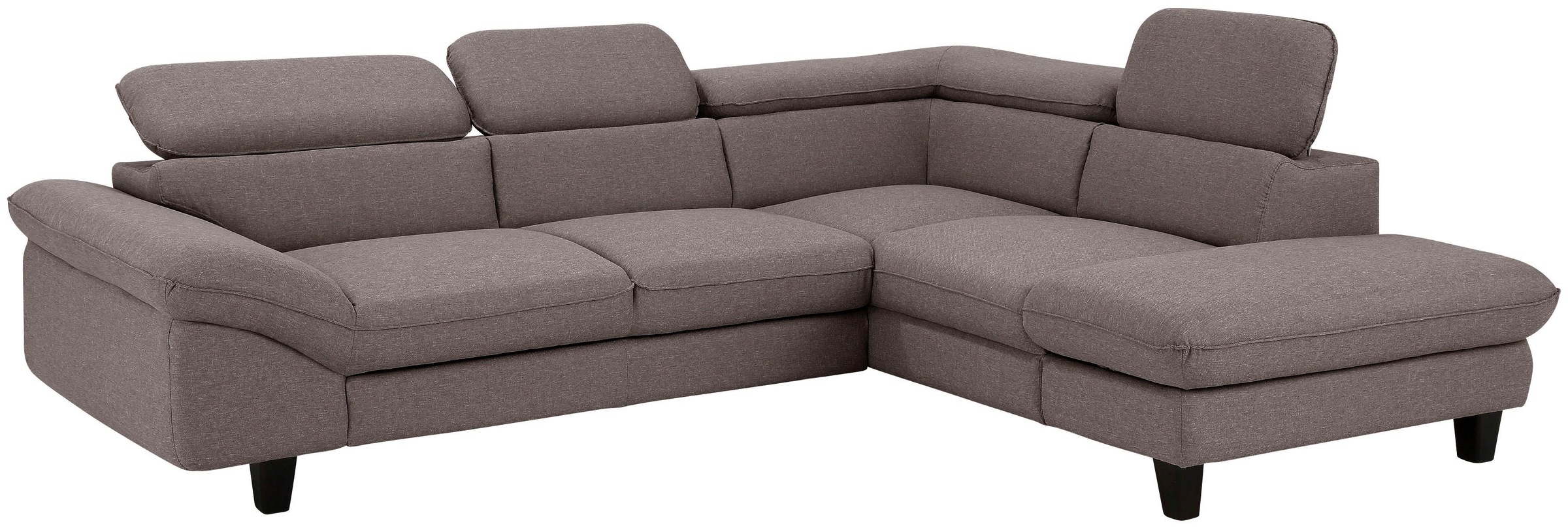 Home affaire Ecksofa »Pilot L-Form«, mit Kopfteilverstellung, wahlweise mit Bettfunktion & Bettkasten