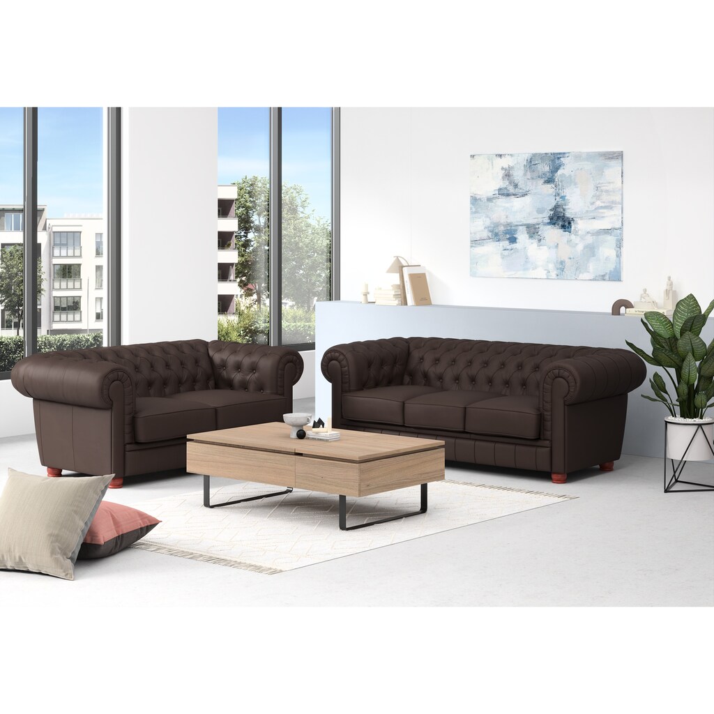 Max Winzer® Chesterfield-Sofa »Kent«