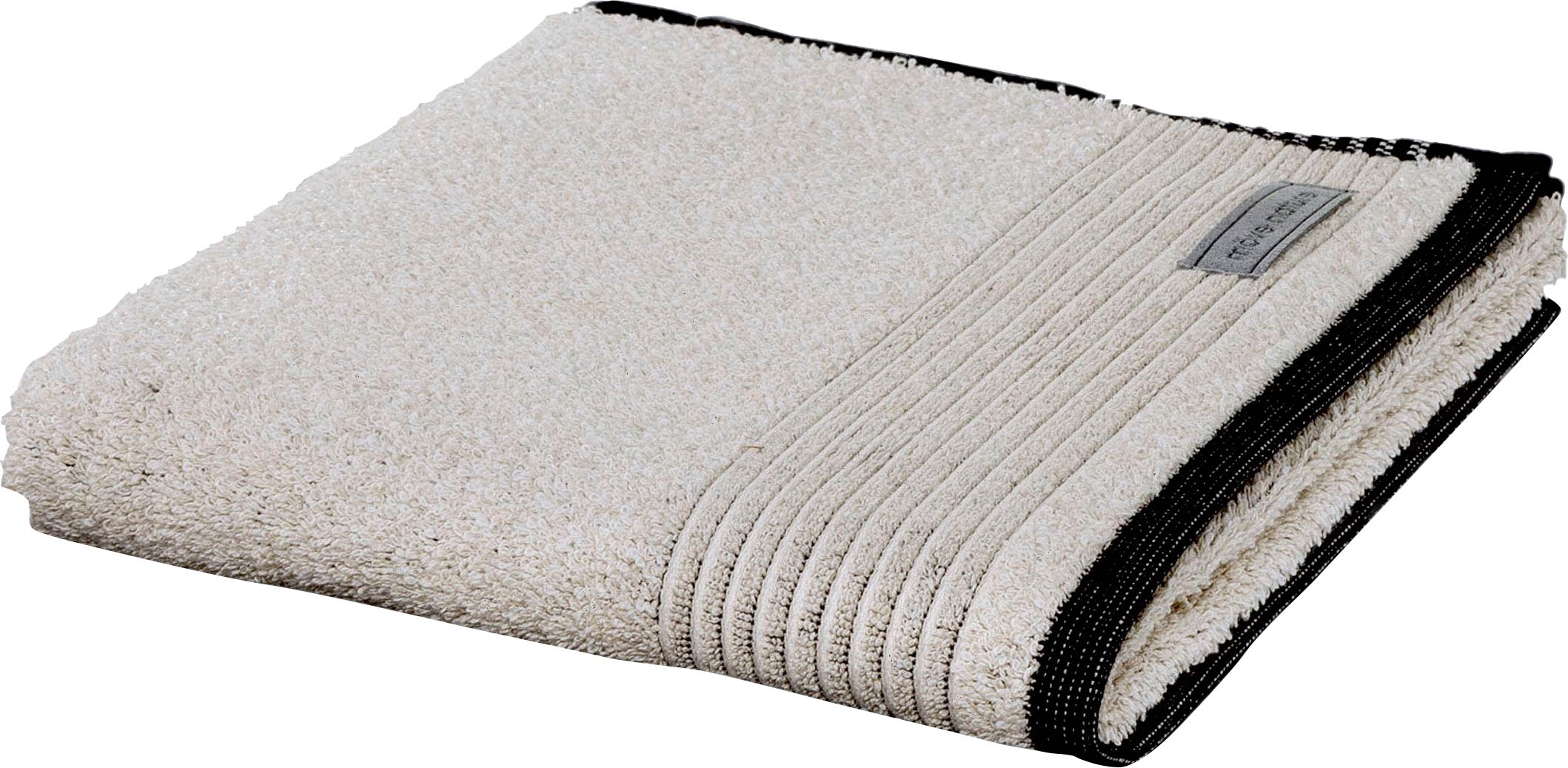 Möve Saunatuch "Eden Biesenbordüre" mit Lederetikett günstig online kaufen