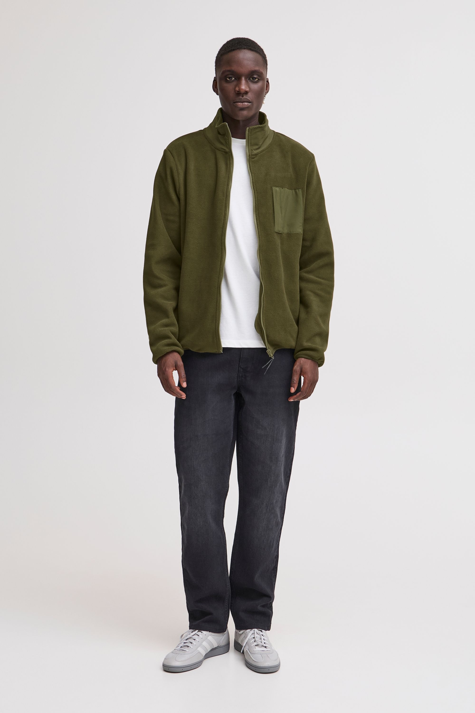 Blend Fellimitatjacke "Fellimitatjacke BHBROOKS Sweatshirt zipp thru" günstig online kaufen