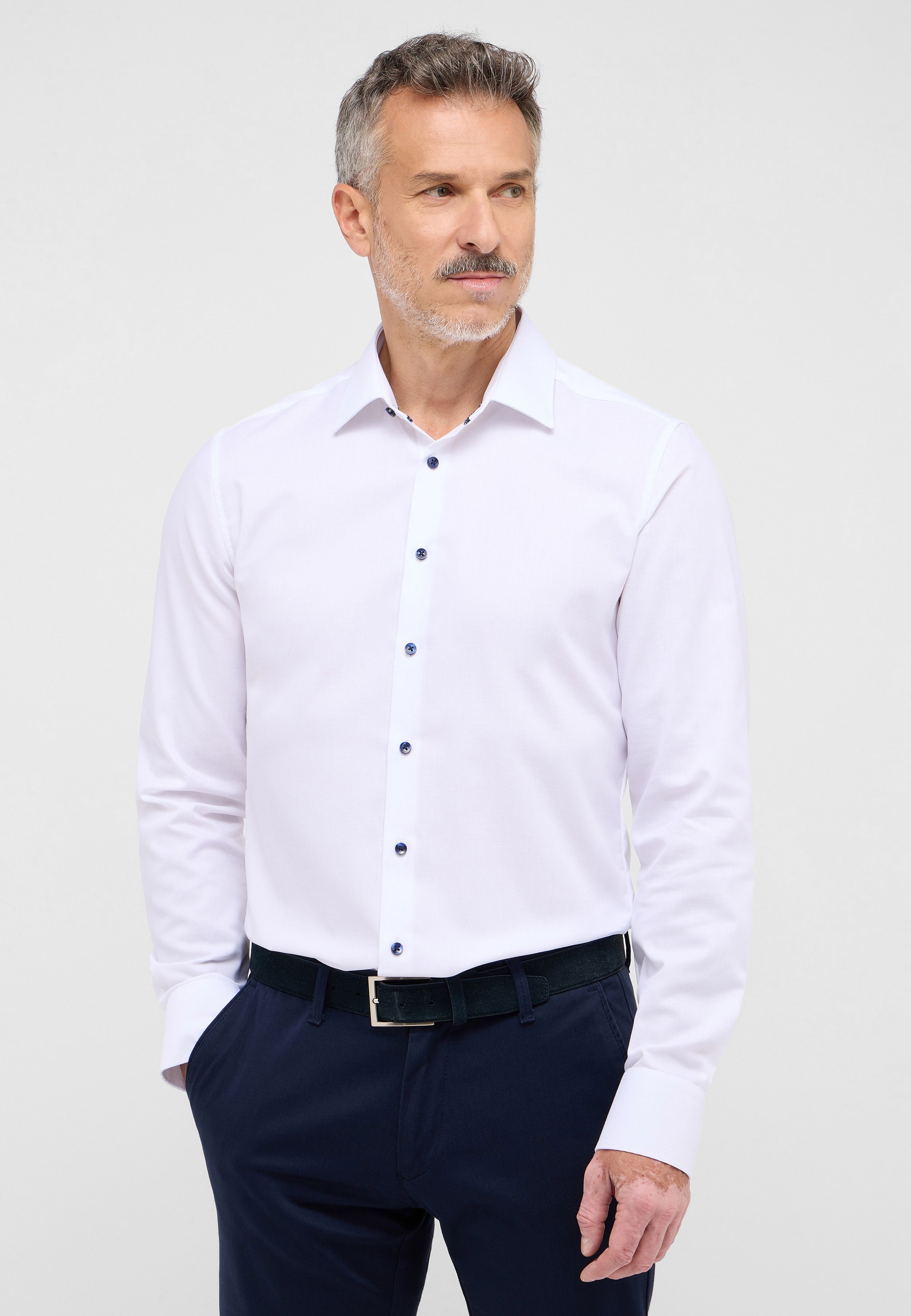 Eterna Langarmhemd "SLIM FIT", NON IRON (bügelfrei) günstig online kaufen