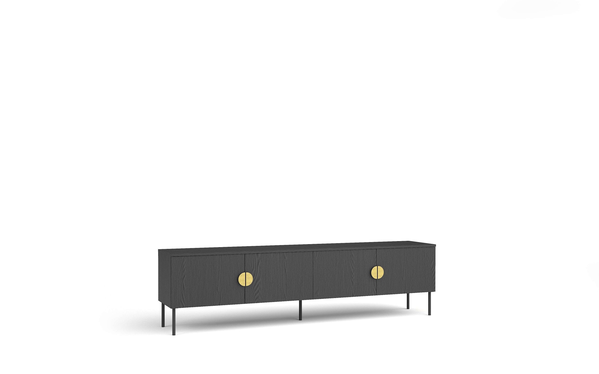 Leonique Lowboard "BELLOT TV-Schrank mit 2 Türen, Maße B/T/H: 160/40/53,6 c günstig online kaufen