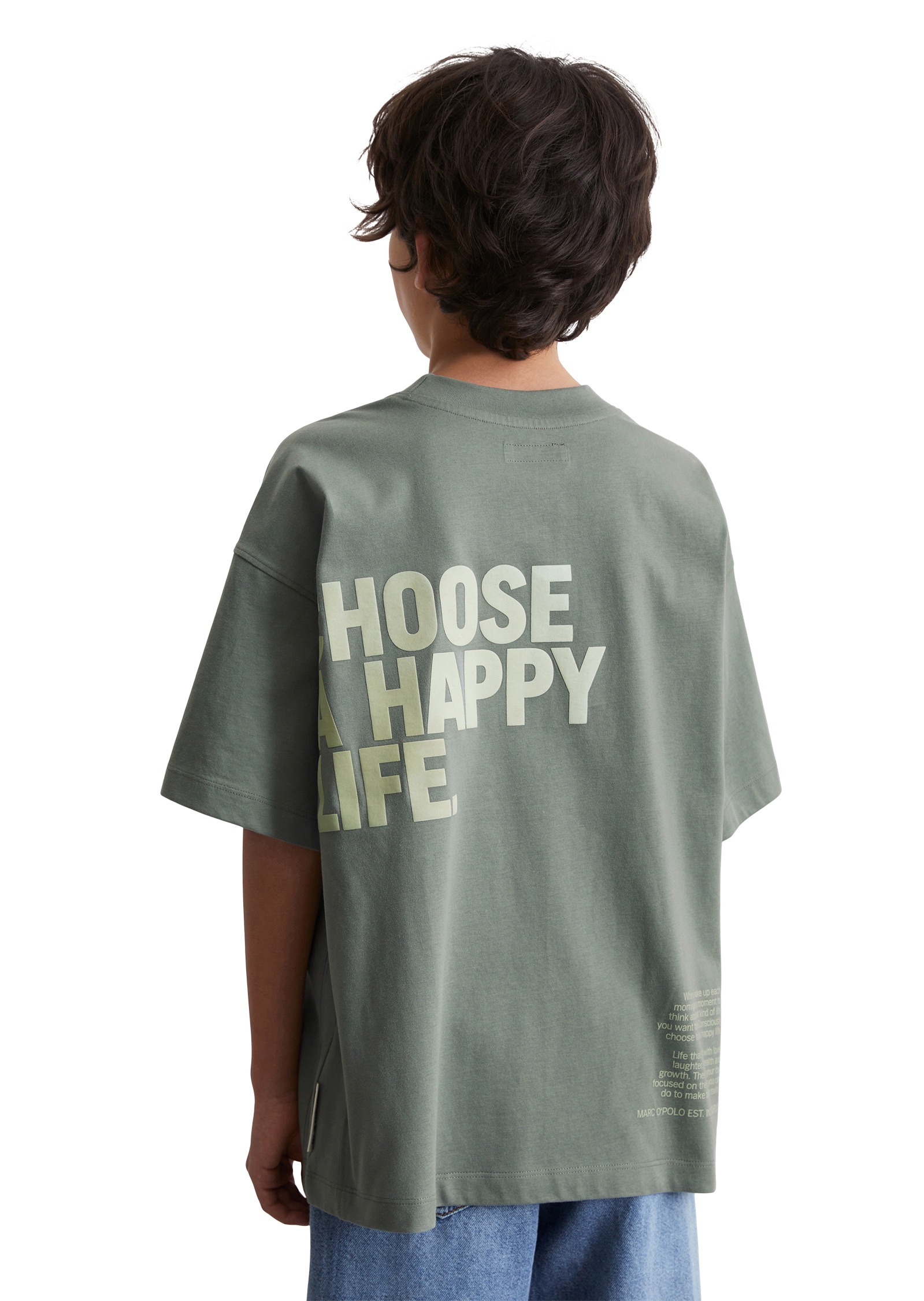 Marc O'Polo T-Shirt »mit Statement-Print«