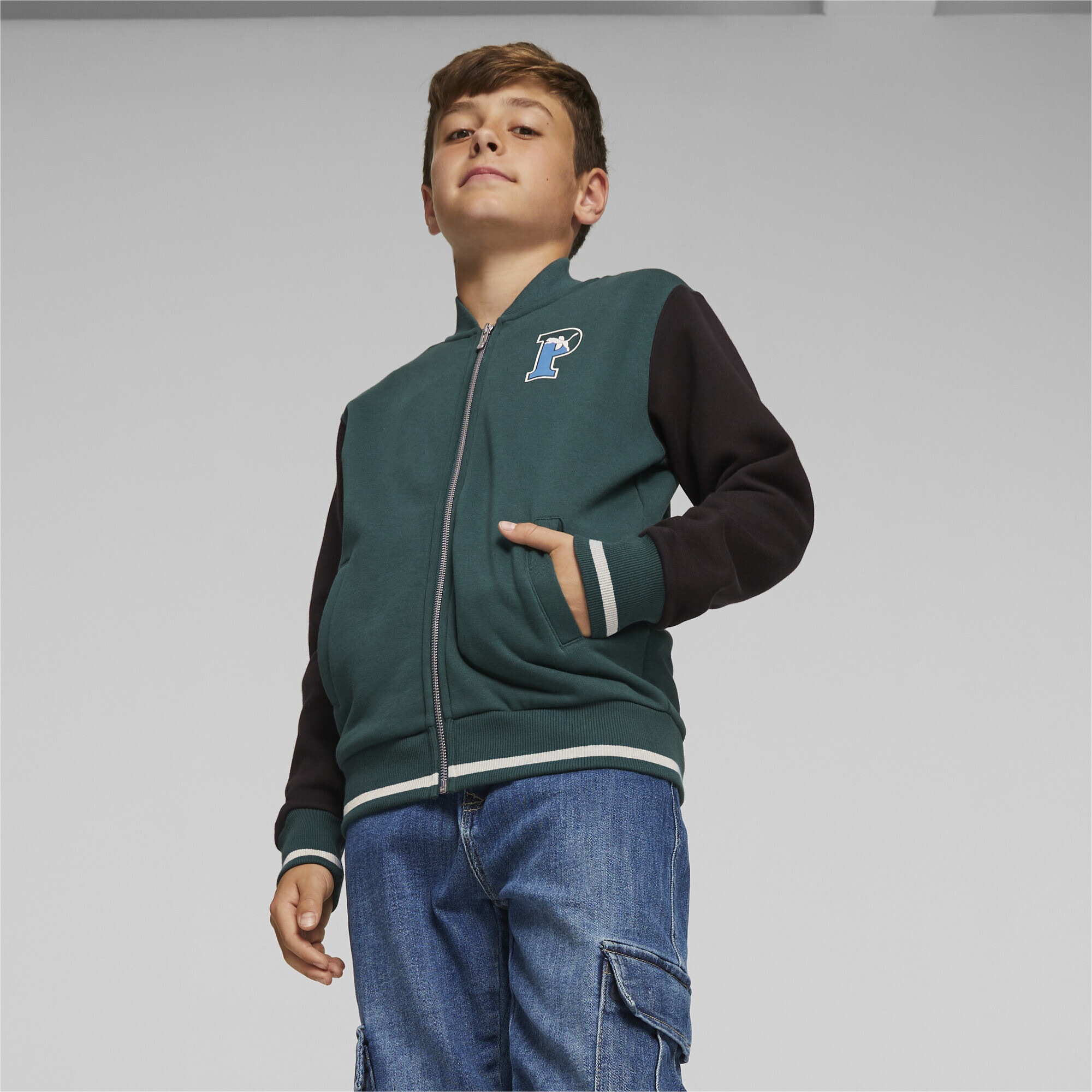 PUMA Sweatshirt »PUMA SQUAD Bomberjacke Jungen«