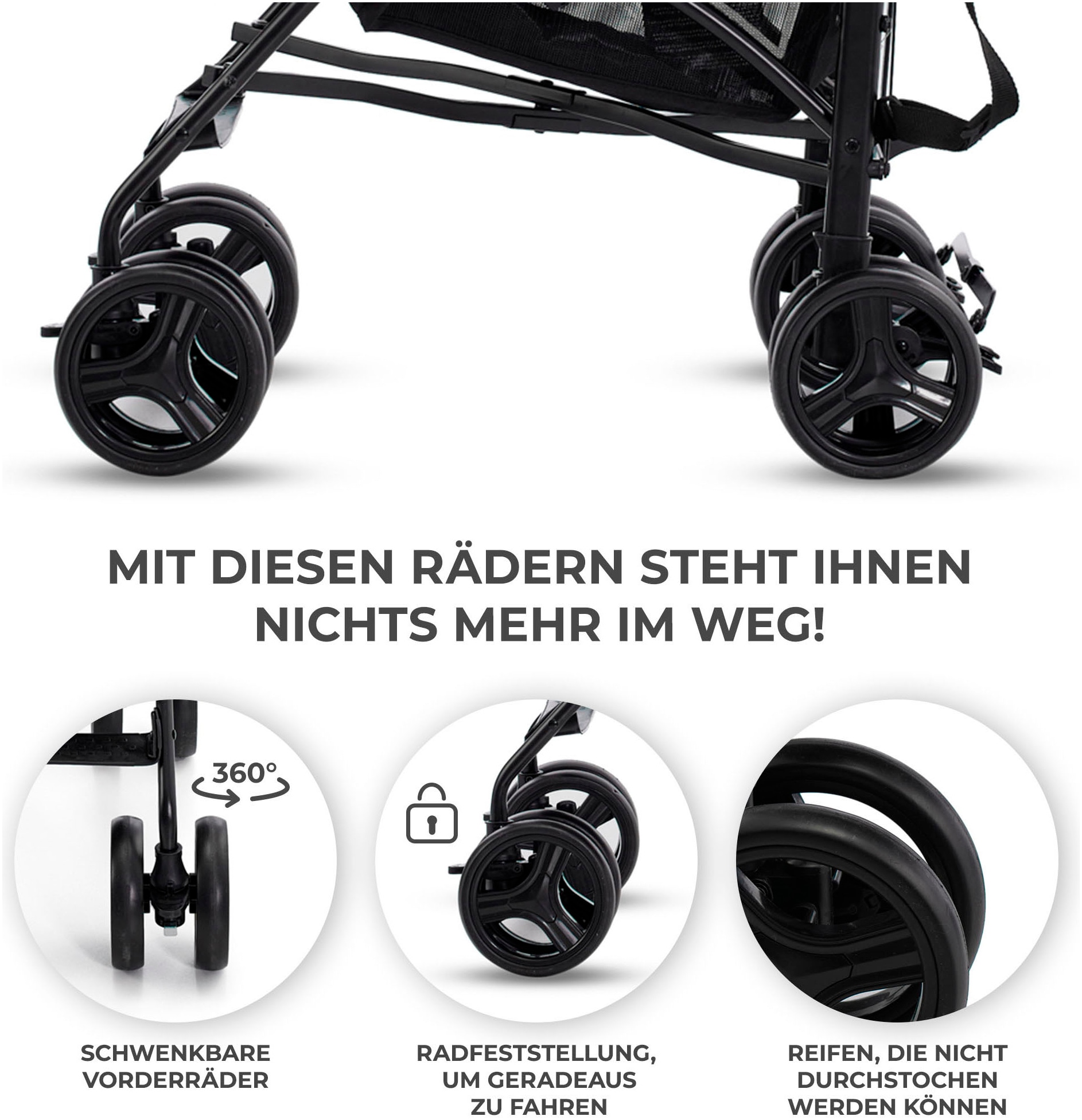 Kinderkraft Kinder-Buggy »TIK«, 15 kg