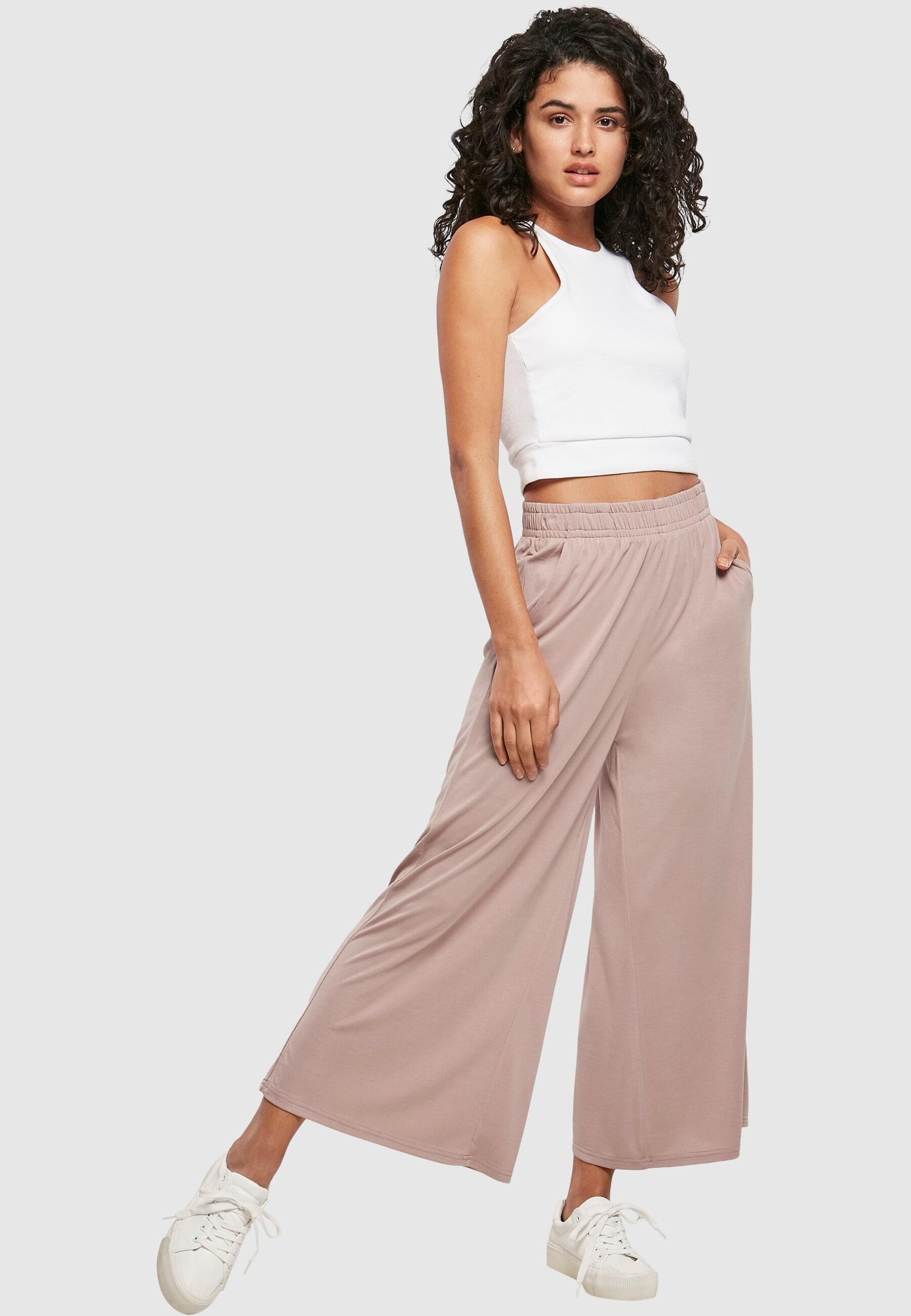 URBAN CLASSICS Bequeme Jeans »Urban Classics Damen Ladies Modal Culotte«, (1 tlg.)