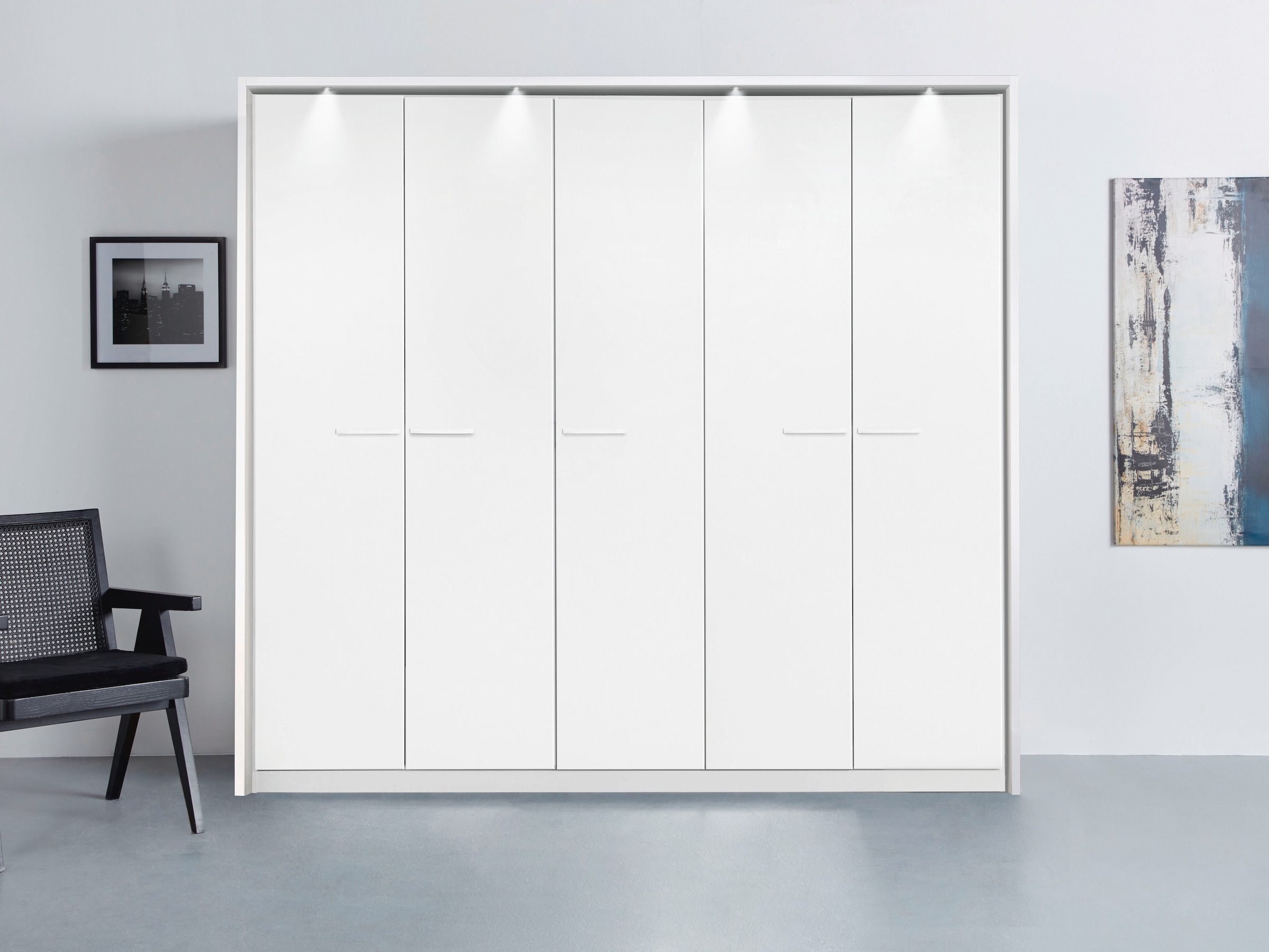 rauch Drehtürenschrank »Oteli«, inkl. Passepartout optional mit Beleuchtung