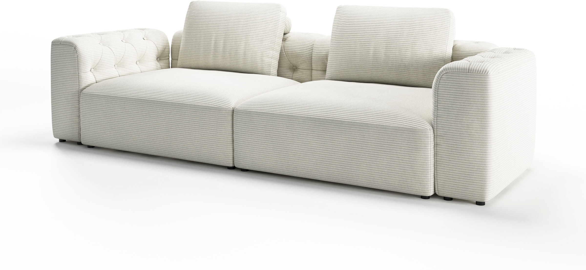 RAUM.ID 2,5-Sitzer »Cushid«, Modulsofa, bestehend aus 2 Teilen, Breite 268 cm