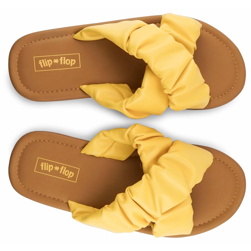 Flip Flop Pantolette »fauna*cross«, Sommerschuh, Schlappen mit gepaddeter Kreuzbandage