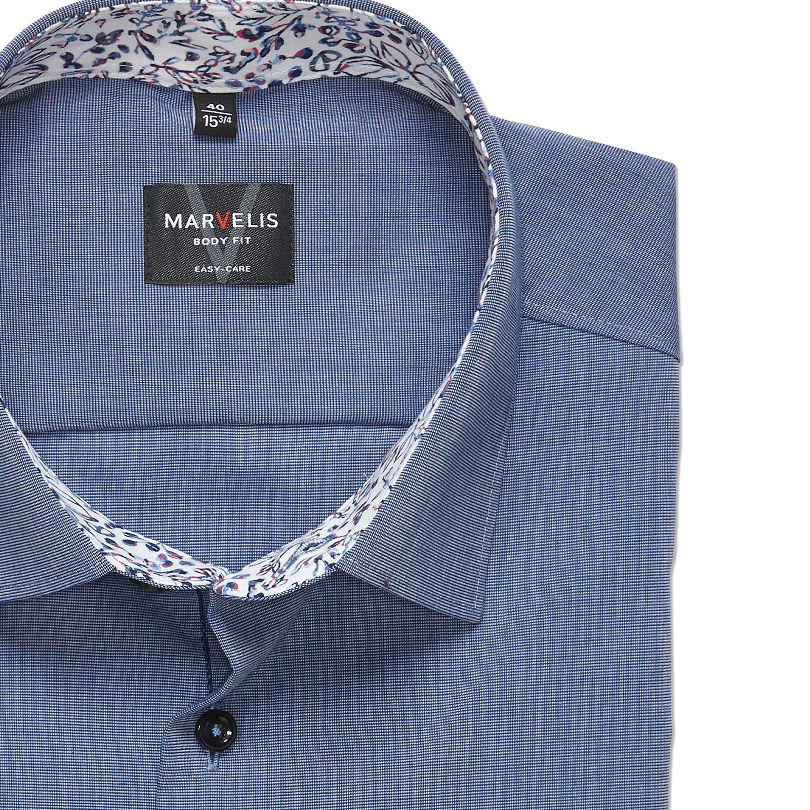 Thumbnail - MARVELIS Langarmhemd Businesshemd, New York Kentkragen, bügelleicht