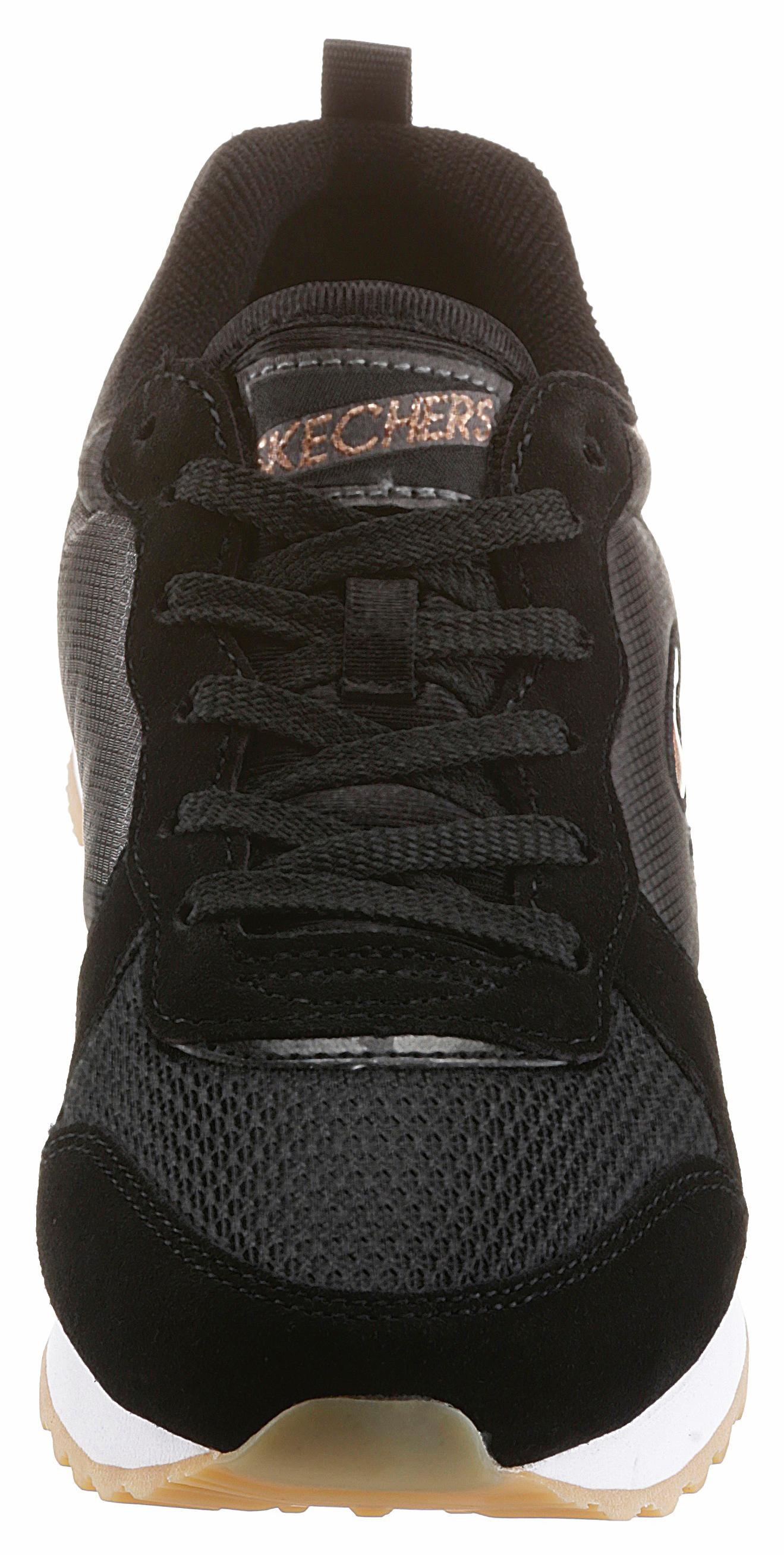 Skechers Sneaker »OG 85 - GOLDN GURL«, Freizeitschuh, Halbschuh, Schnürschuh mit Air-Cooled Memory Foam