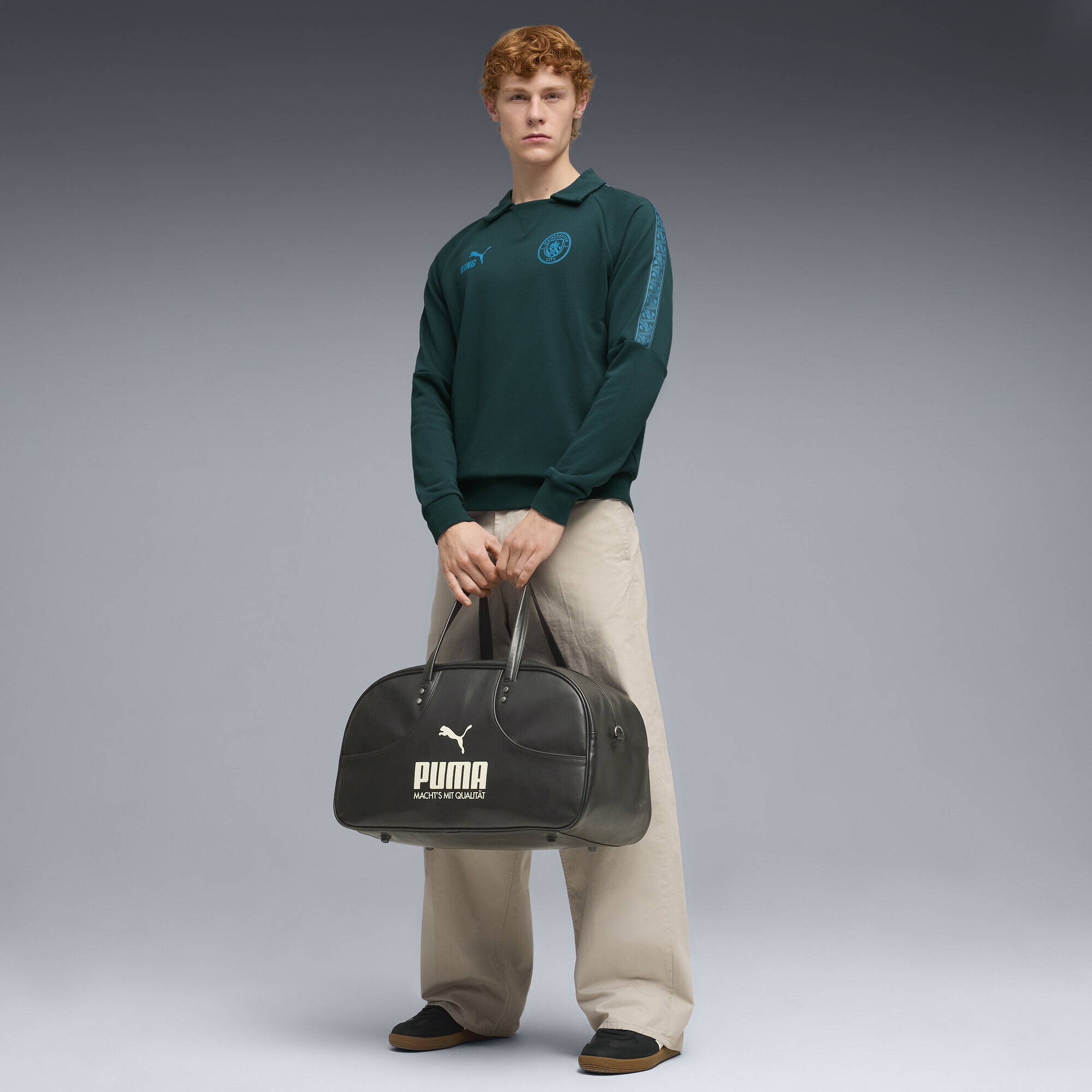 PUMA Sweatshirt »Manchester City KING Drill Crew Sweatshirt Herren«
