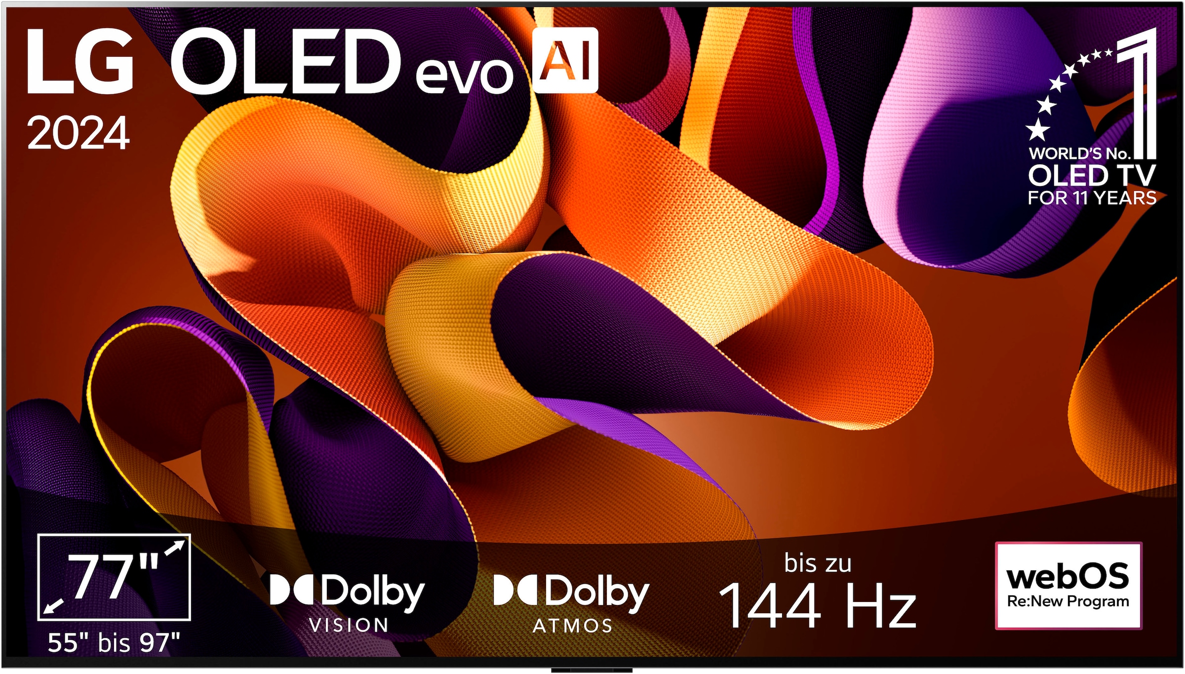 OLED-Fernseher »OLED77G48LW«, 4K Ultra HD, Smart-TV