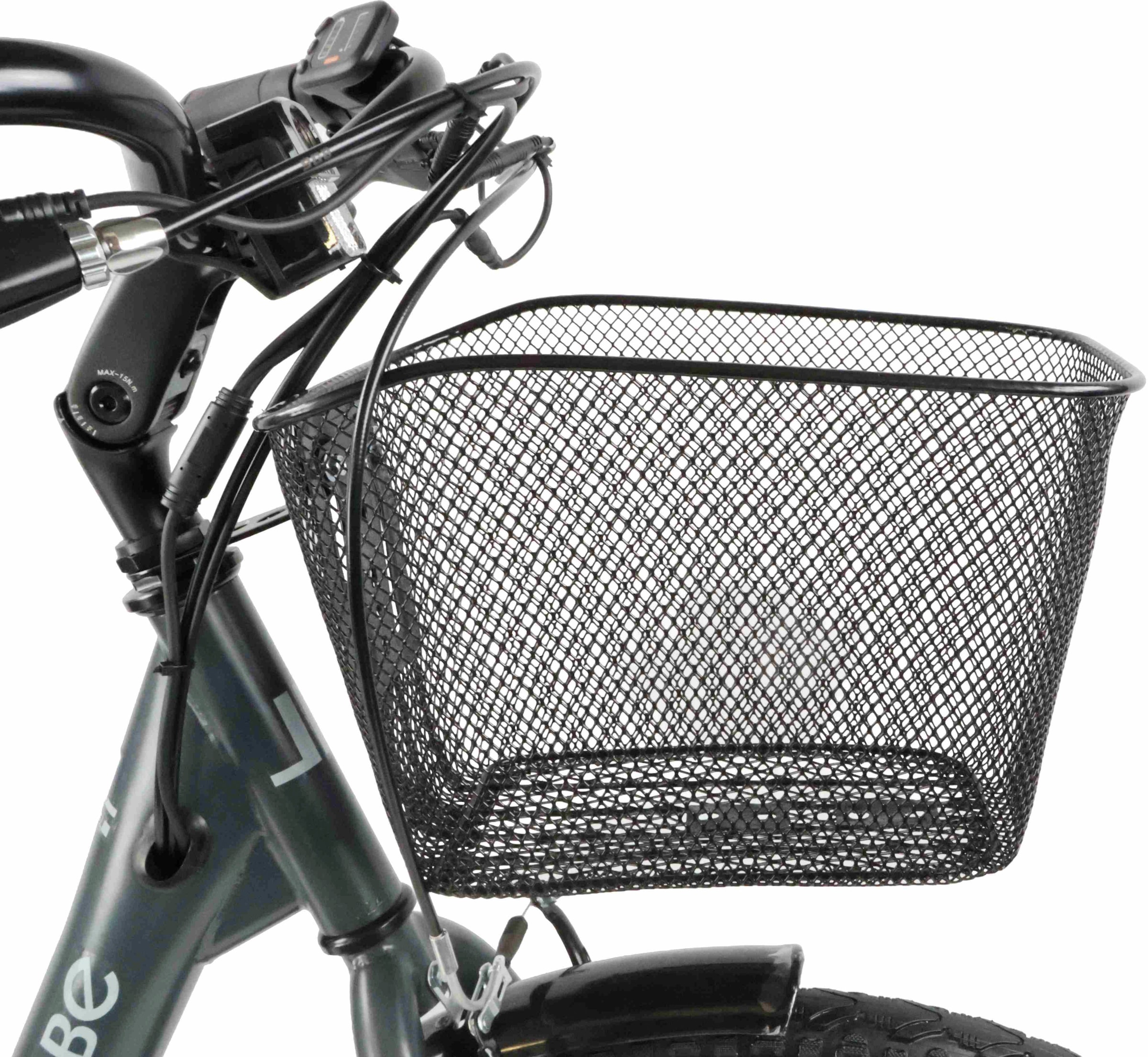 LLobe »City E-Bike 26" Mando anthrazit« 6 Gang Shimano Tourney Schaltwerk Kettenschaltung Heckmotor 250 W