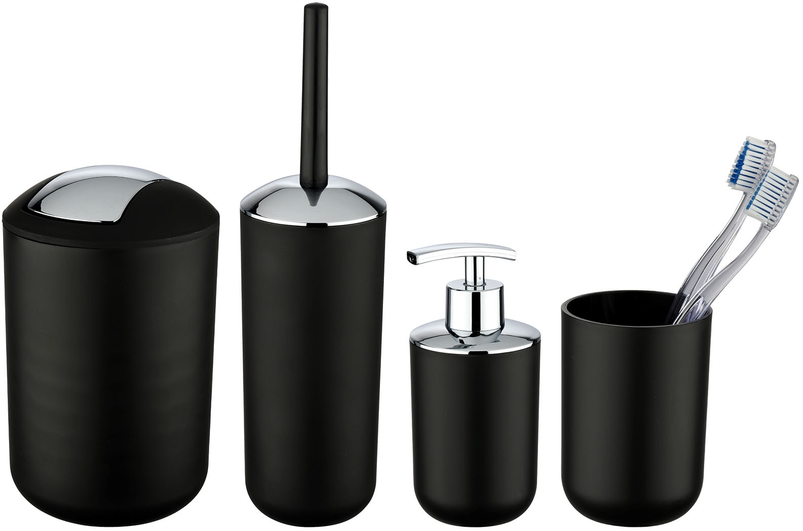 WENKO Badaccessoire-Set "Brasil" Seifenspender, Zahnputzbecher, WC-Garnitur günstig online kaufen