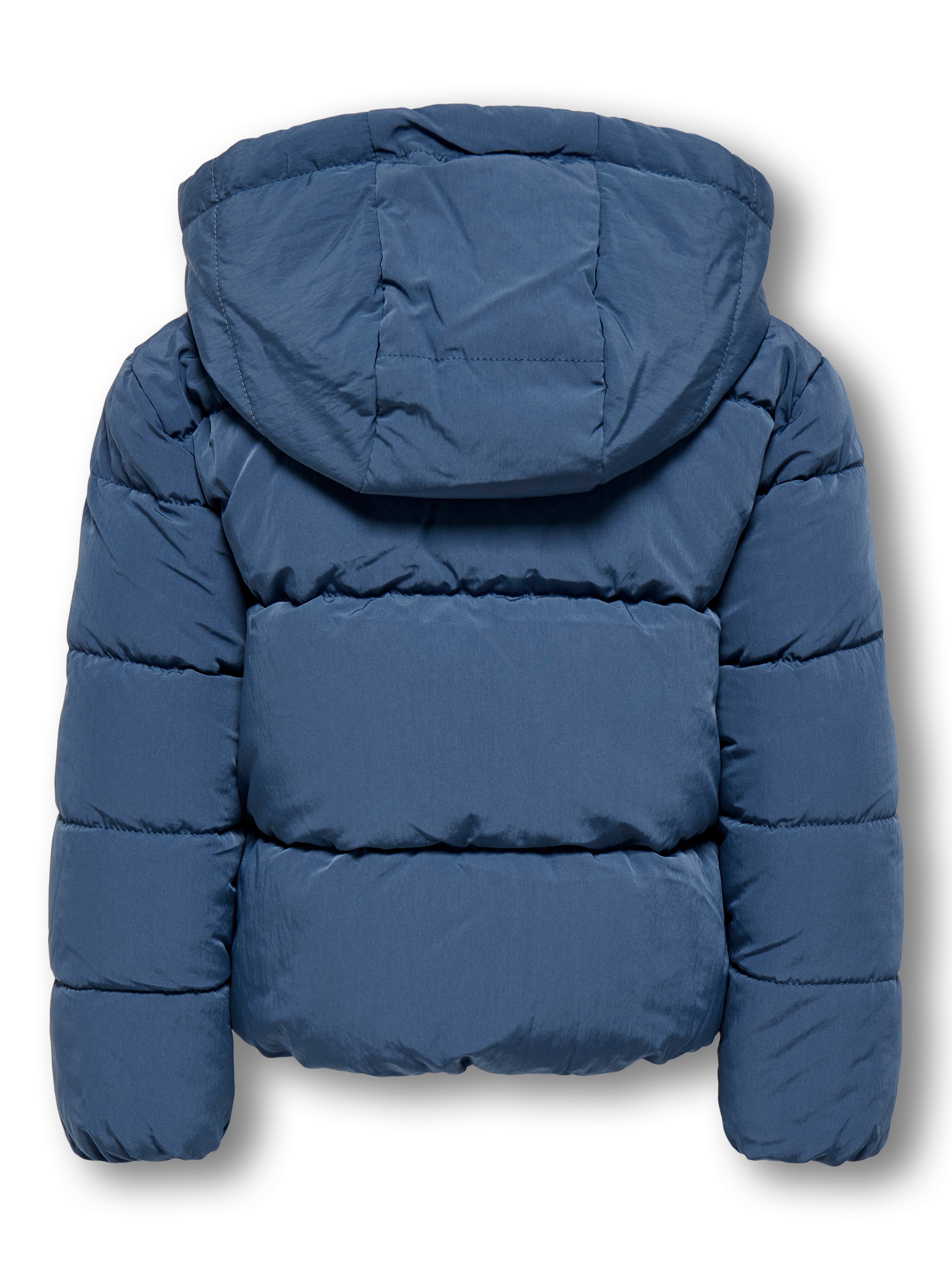 KIDS ONLY Steppjacke »KMGDOLLY LIFE SHORT PUF JACKET OTW NOOS« mit Kapuze Materialmix