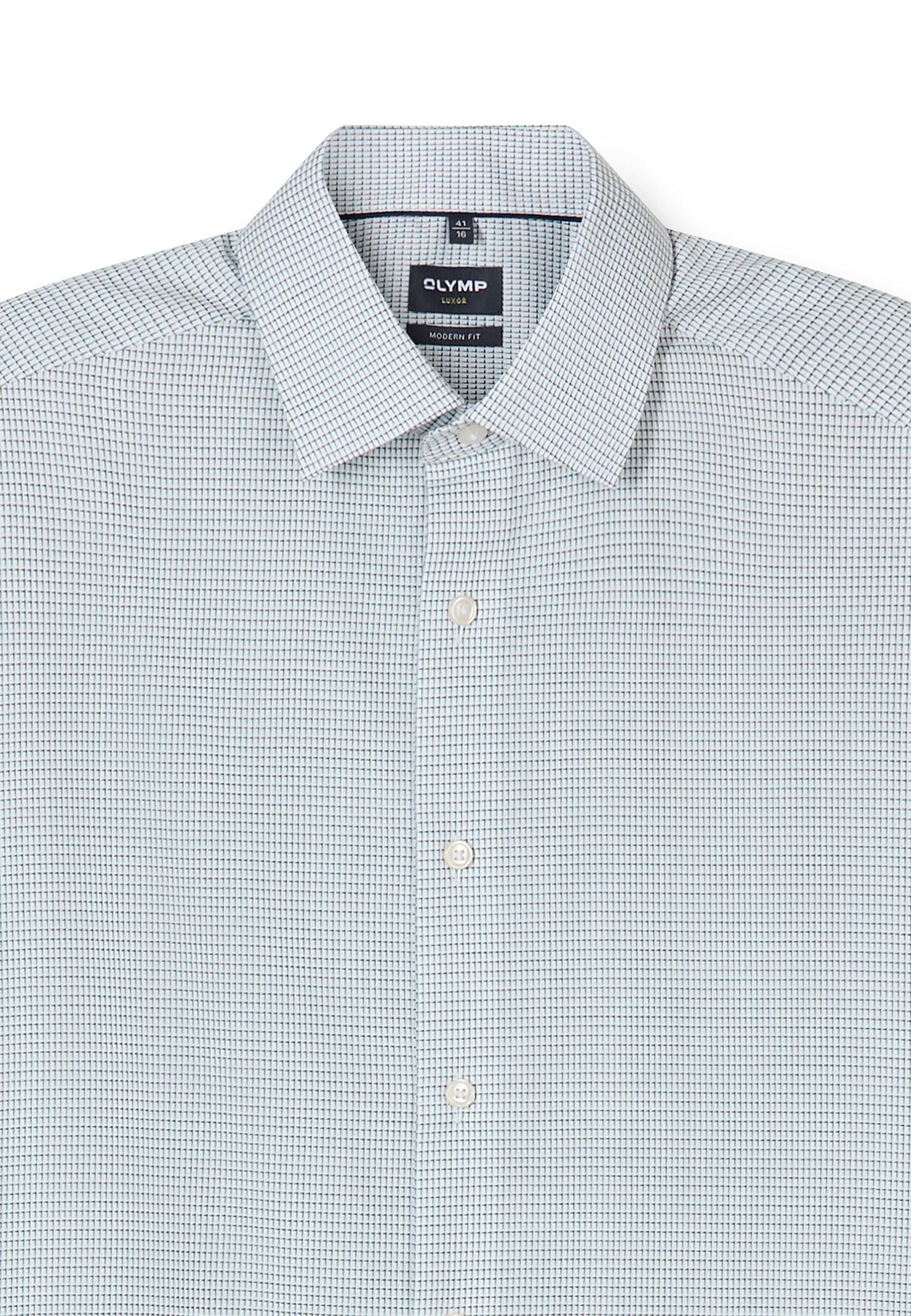 OLYMP Luxor Business Shirt Green 44 4