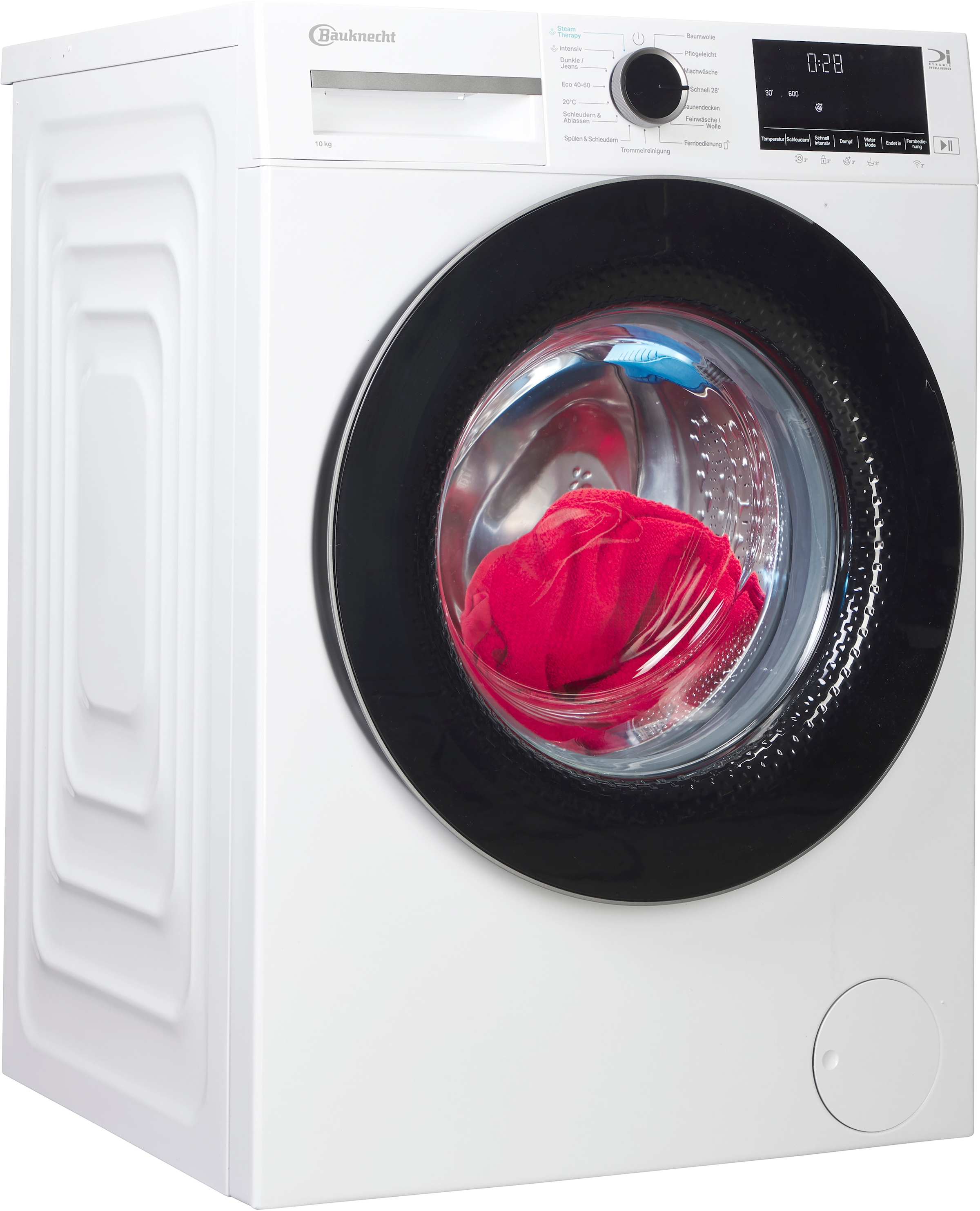 BAUKNECHT Waschmaschine »B WM 10A9 BS« 10 kg 1400 U/min Adaptive Wash – Intelligente Anpassung für perfekte Waschergebnisse