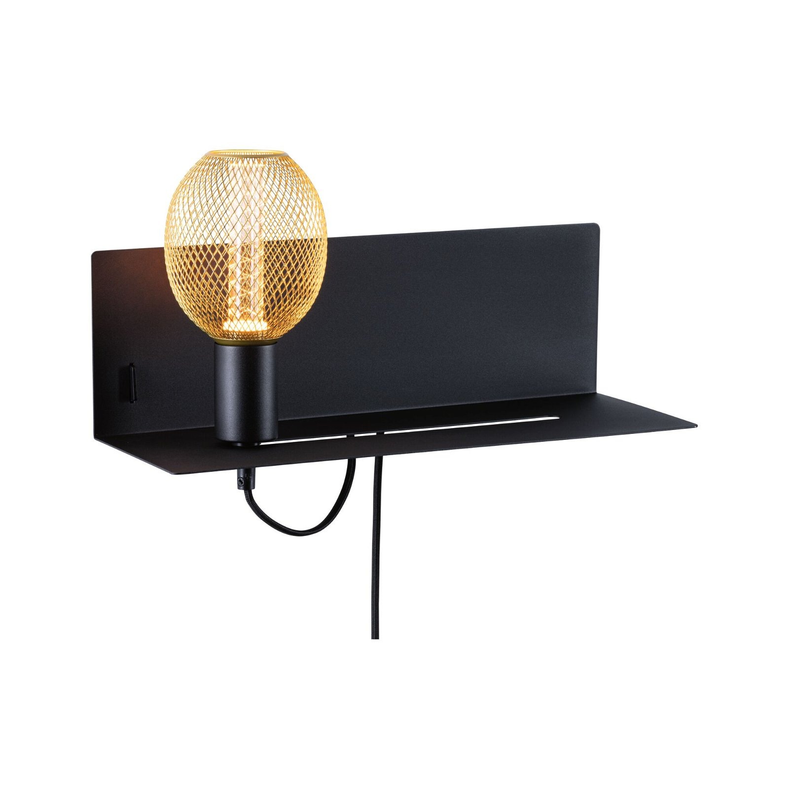 Paulmann Wandleuchte »Devara max. 1x40W USBC 230V Metall«, 1 flammig, Leuchtmittel E27 | ohne Leuchtmittel, E27