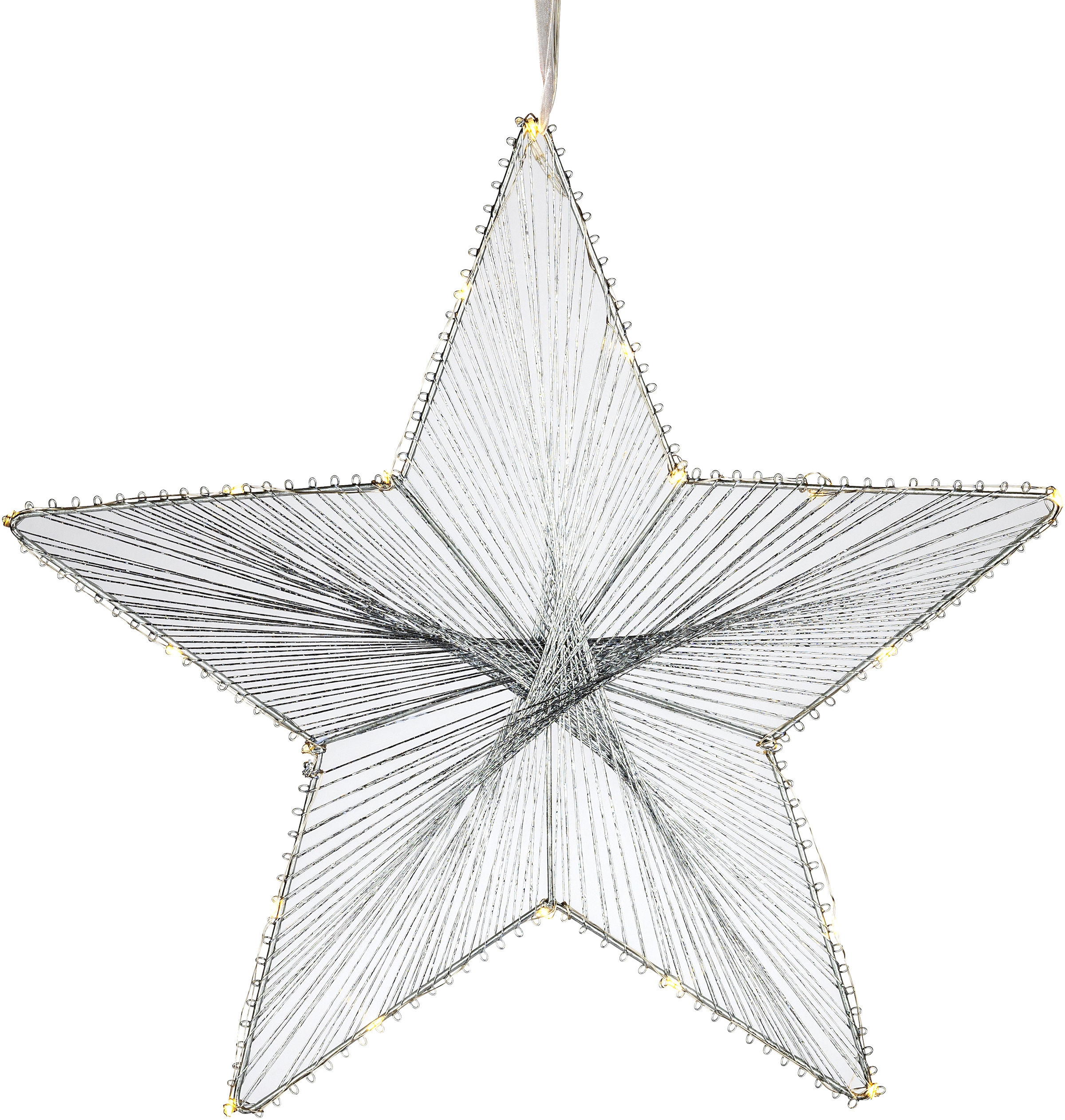 LED Stern flammig-flammig, stromsparende Star-Max BAUR Weihnachtsdeko«, kaufen LED 35 | »Weihnachtsstern,