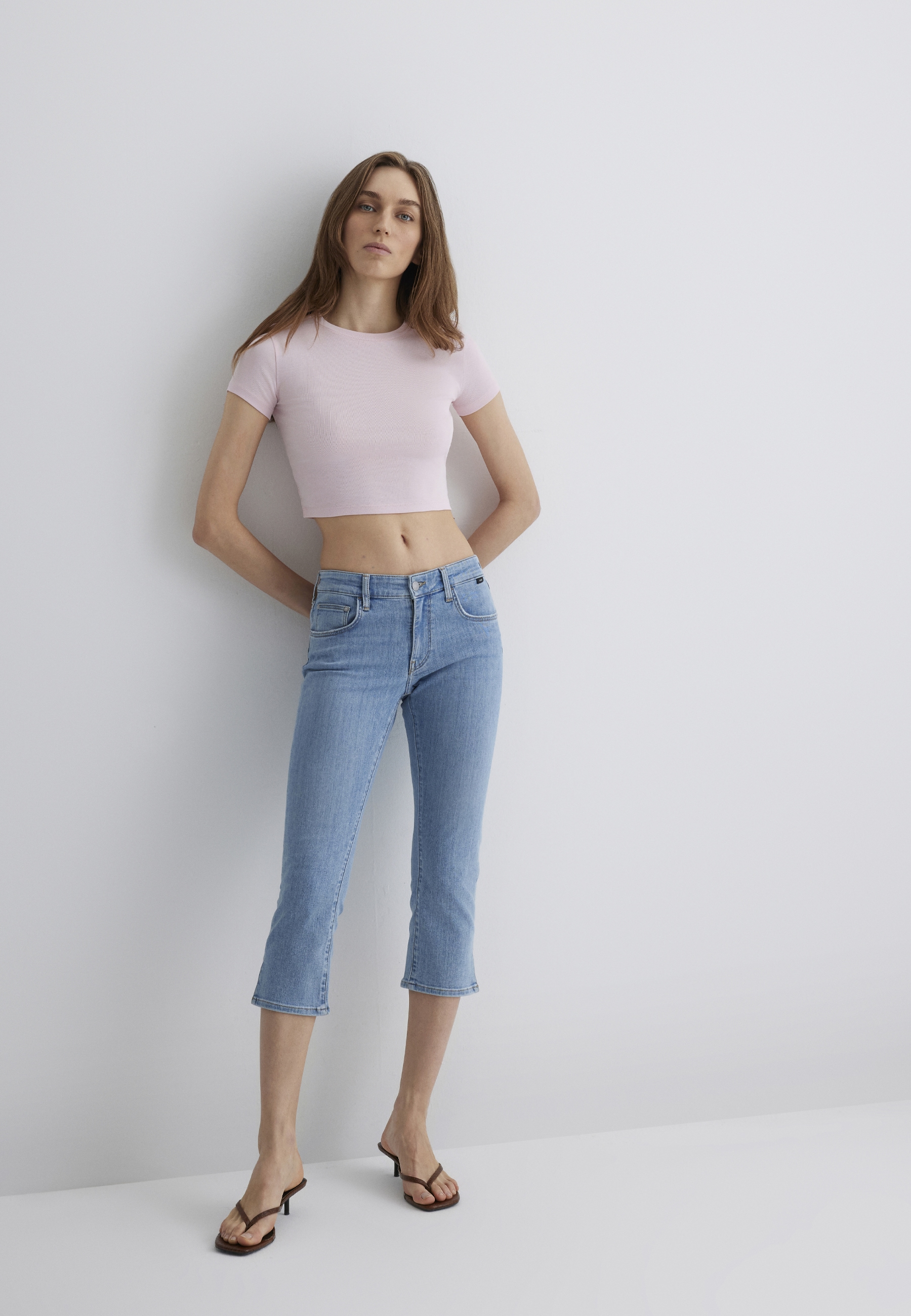 Mavi T-Shirt "CREW NECK BASIC TEE", Top verkürzt günstig online kaufen