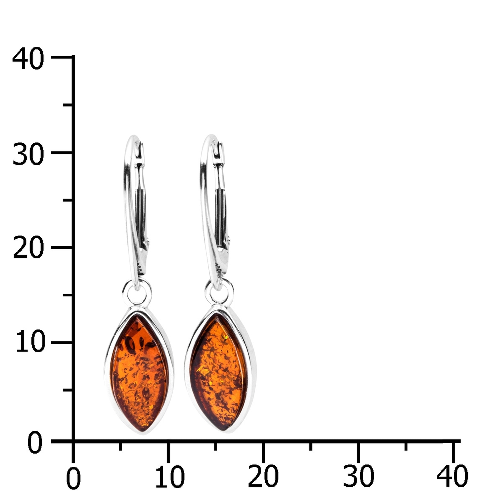 OSTSEE-SCHMUCK Paar Ohrhänger »Ostsee-Schmuck Ohrhänger Classic 13 x 6 mm«