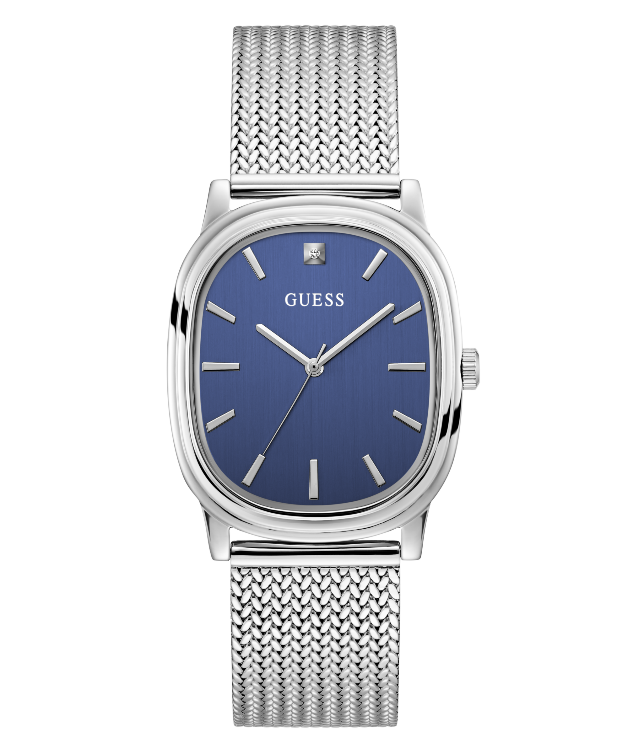 Guess Quarzuhr »FELIX« Armbanduhr, Herrenuhr, Edelstahlarmband, analog