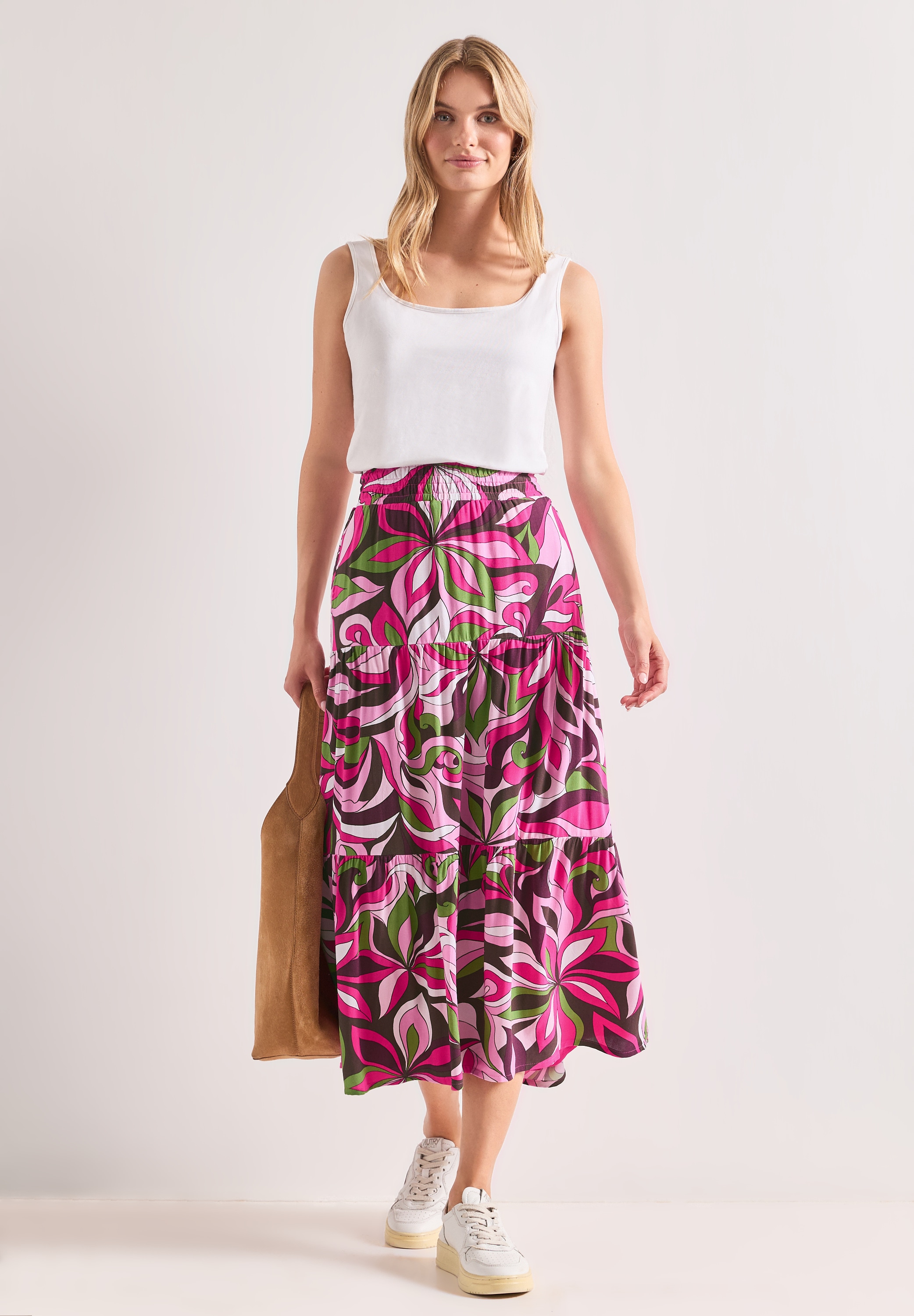 STREET ONE Maxirock Middle Waist