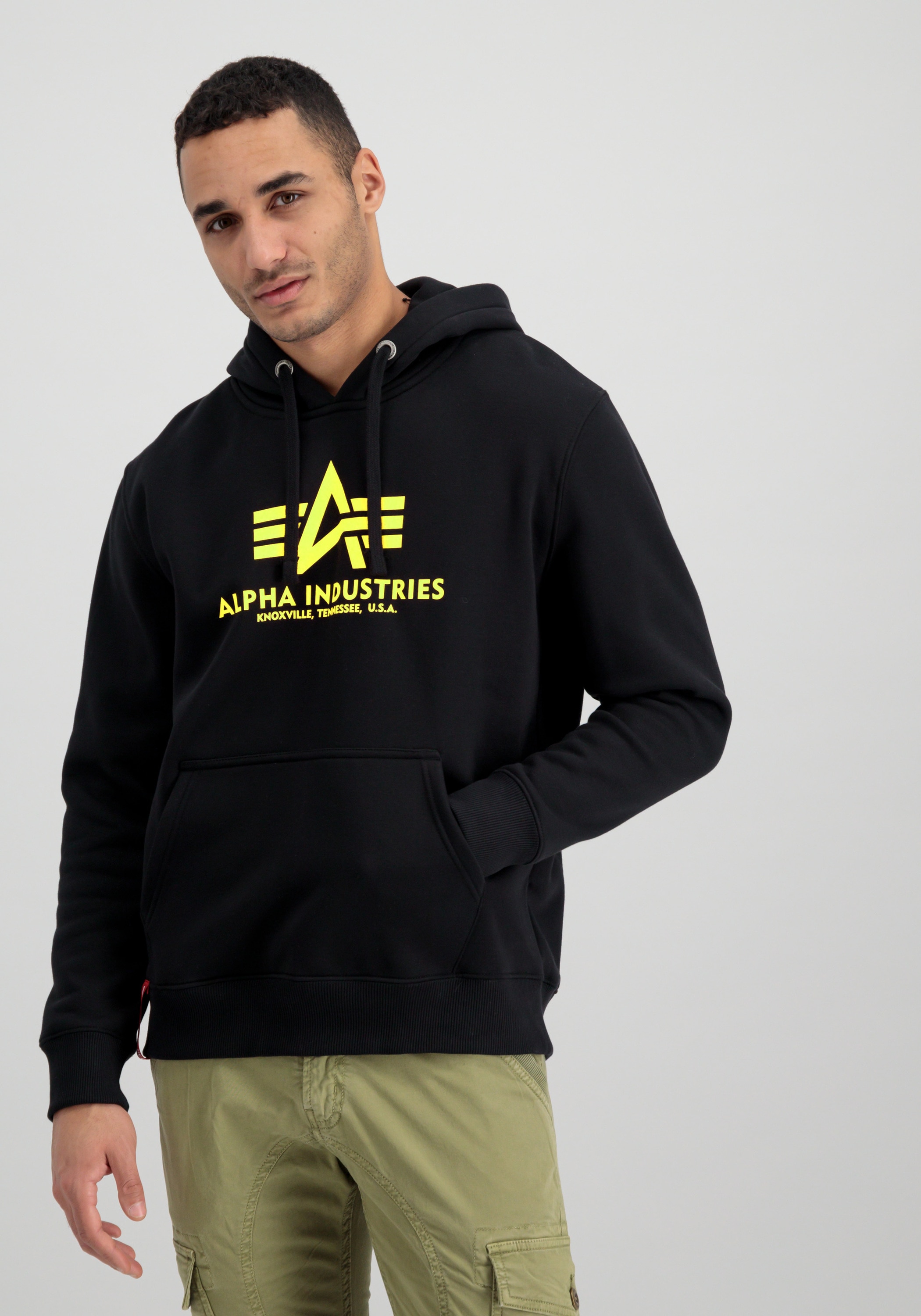 Alpha Industries Hoodie "Alpha Industries Men - Hoodies Basic Hoodie Neon P günstig online kaufen