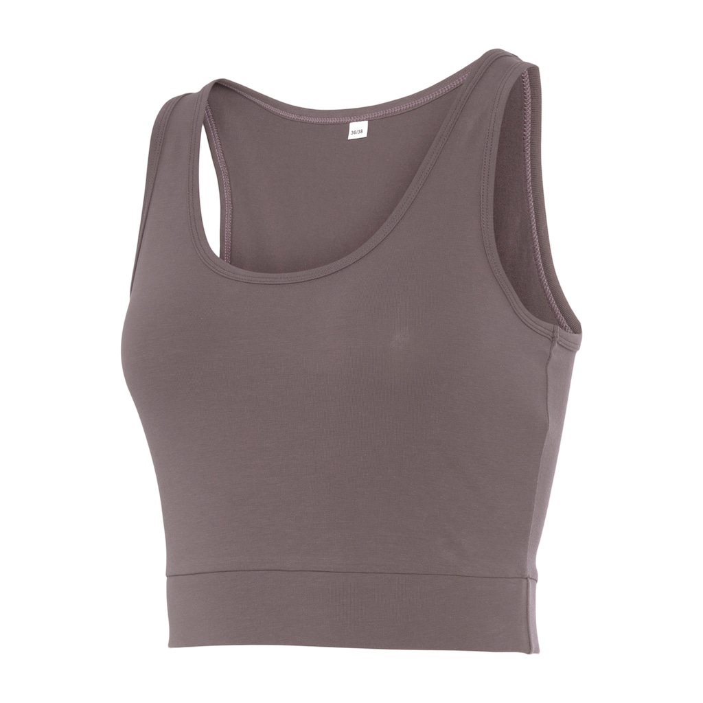 LASCANA ACTIVE Sporttop »-Basic-Crop-Top«