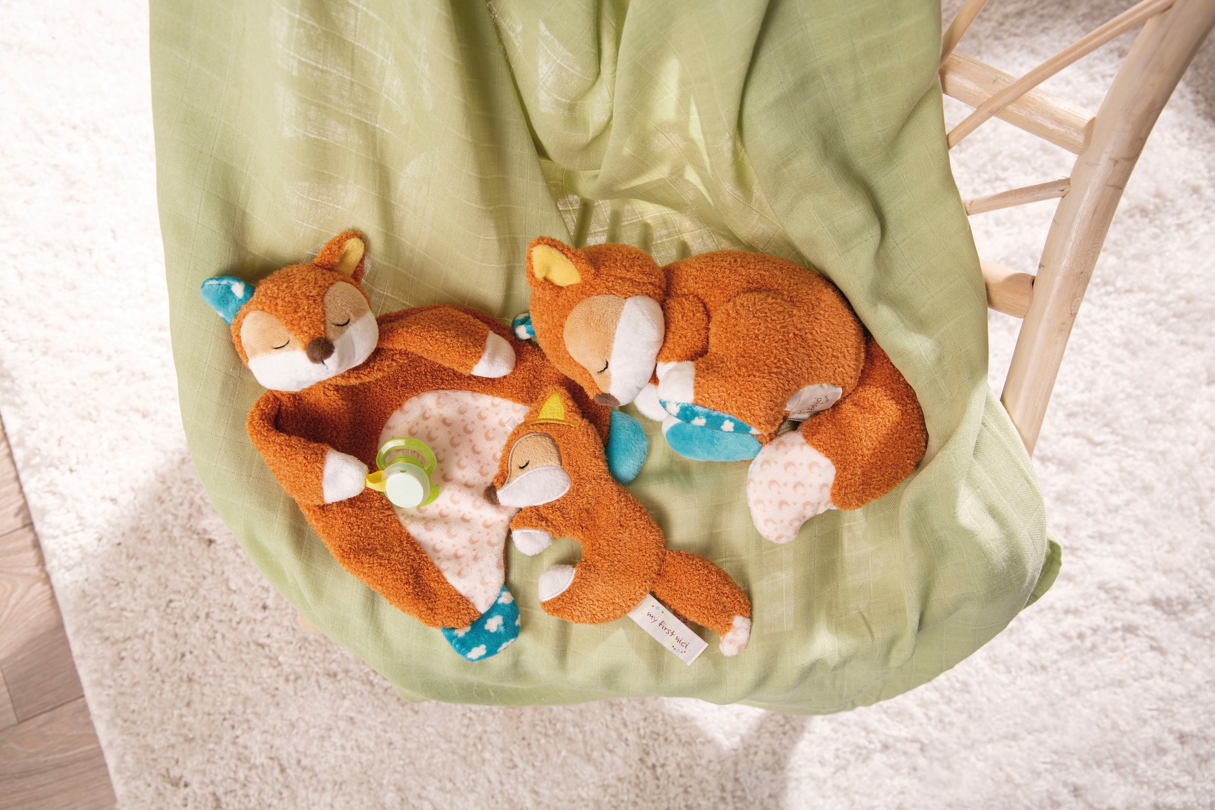 Nici Kuscheltier »My First NICI, Fuchs Finni schlafend, 23 cm«