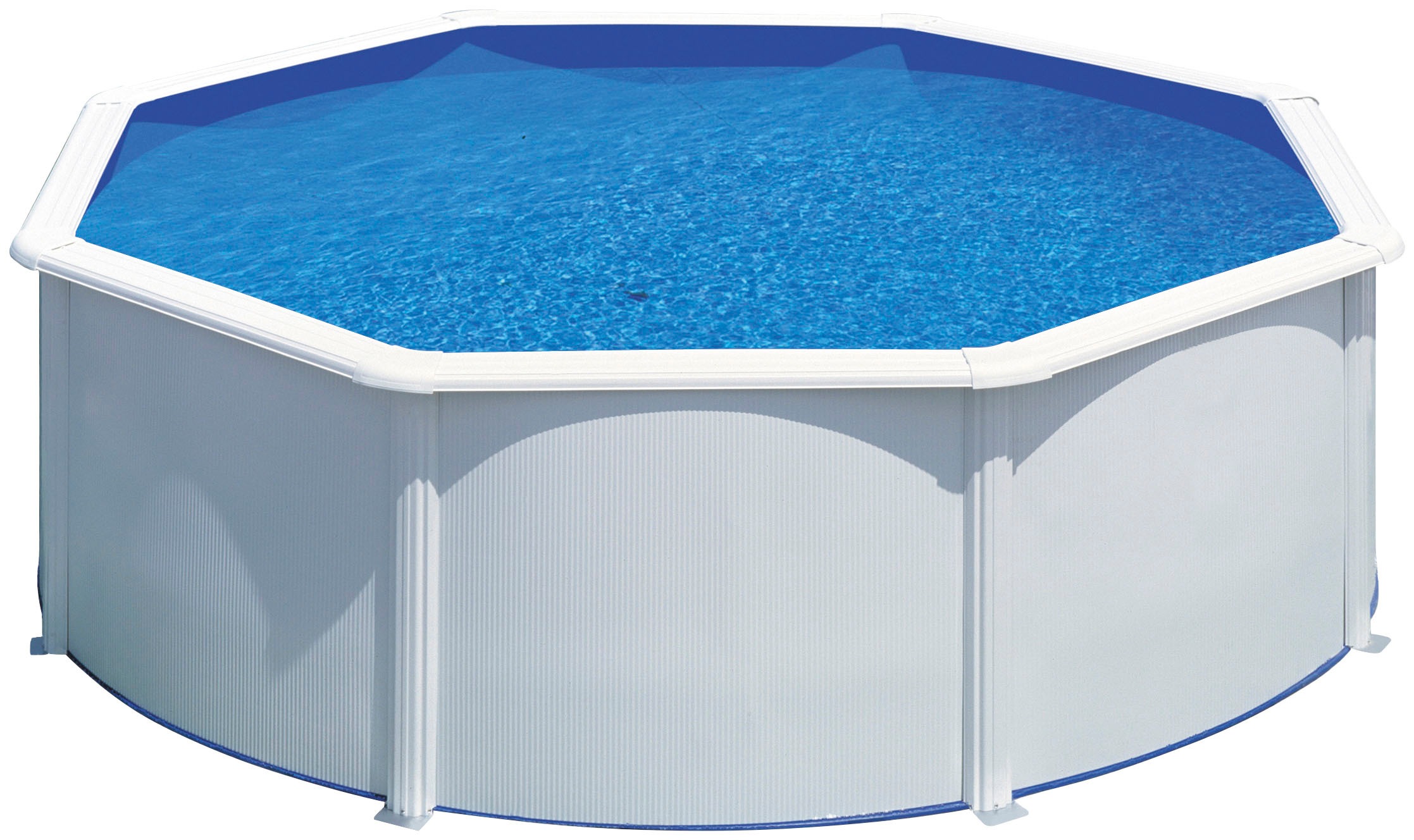 Gre Rundpool »FIDJI inkl. Zubehör«, (Set, 4 tlg.), Höhe: 120 cm, in versch. Größen erhältlich