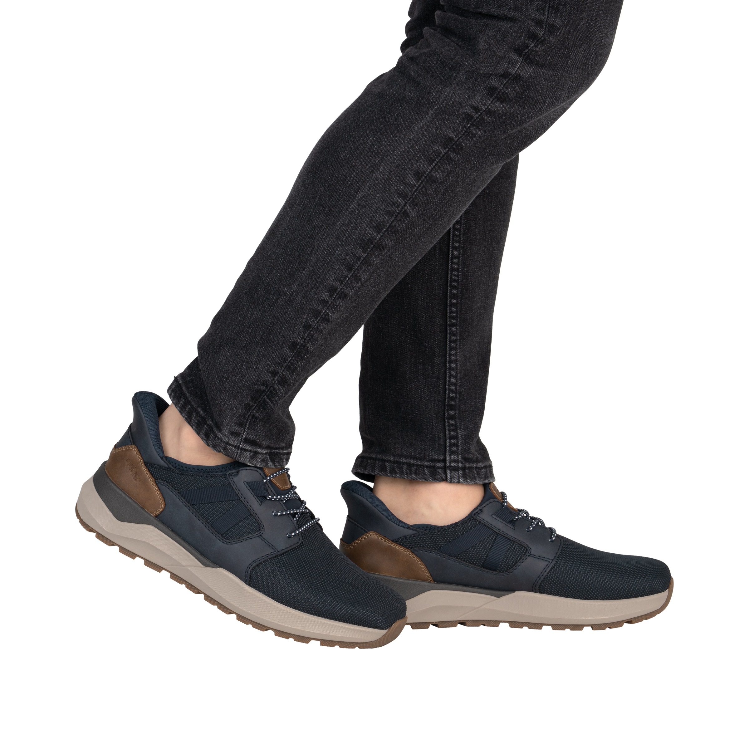 Rieker Ready2GO Slip-On Sneaker Dark Blue/Brown 40 3