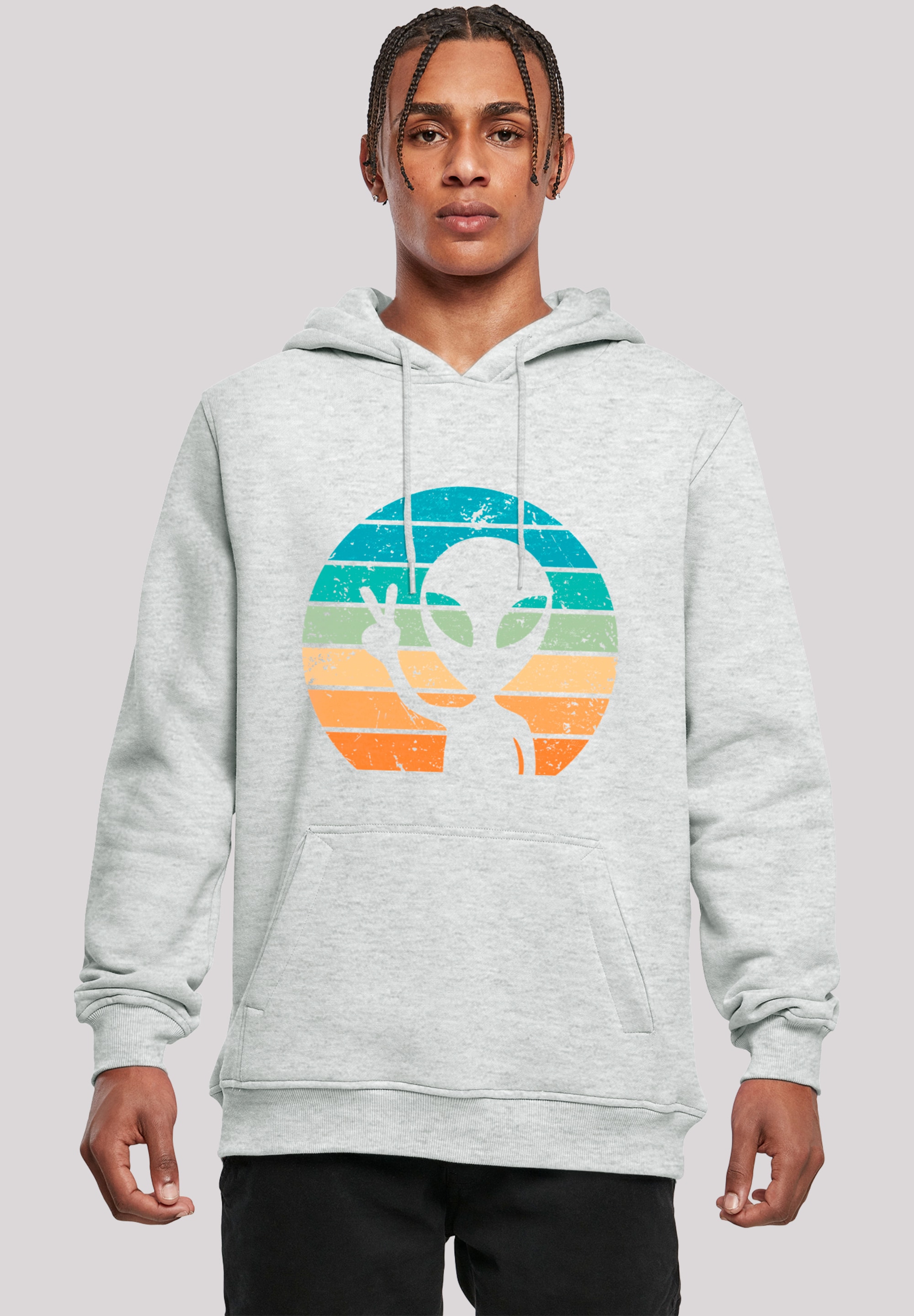 F4NT4STIC Kapuzenpullover "Alien Piece Sonnenuntergang" Premium Qualität günstig online kaufen