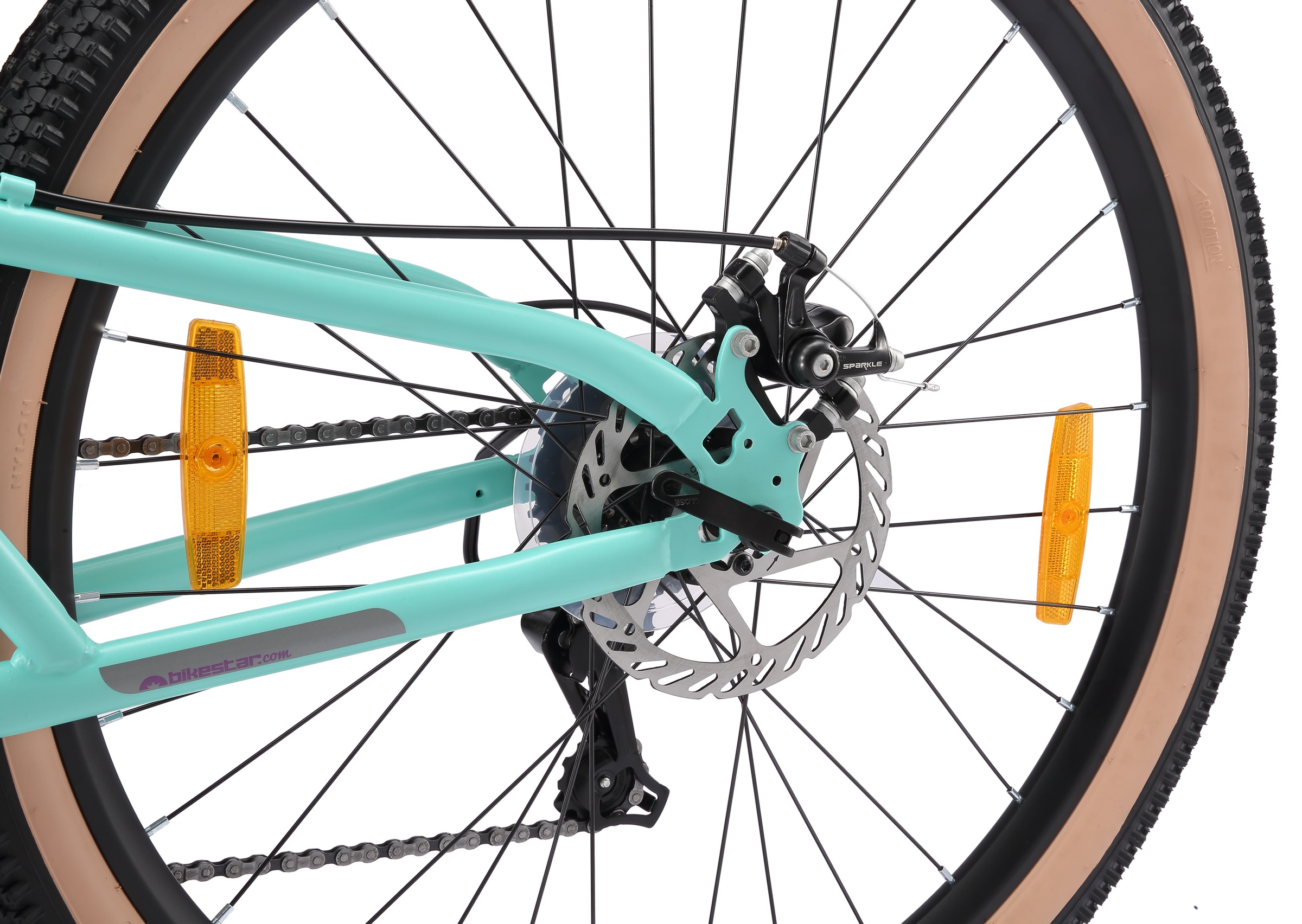 Bikestar Mountainbike 21 Gang Shimano RD-TY300 Schaltwerk Kettenschaltung für Damen und Herren, Kettenschaltung