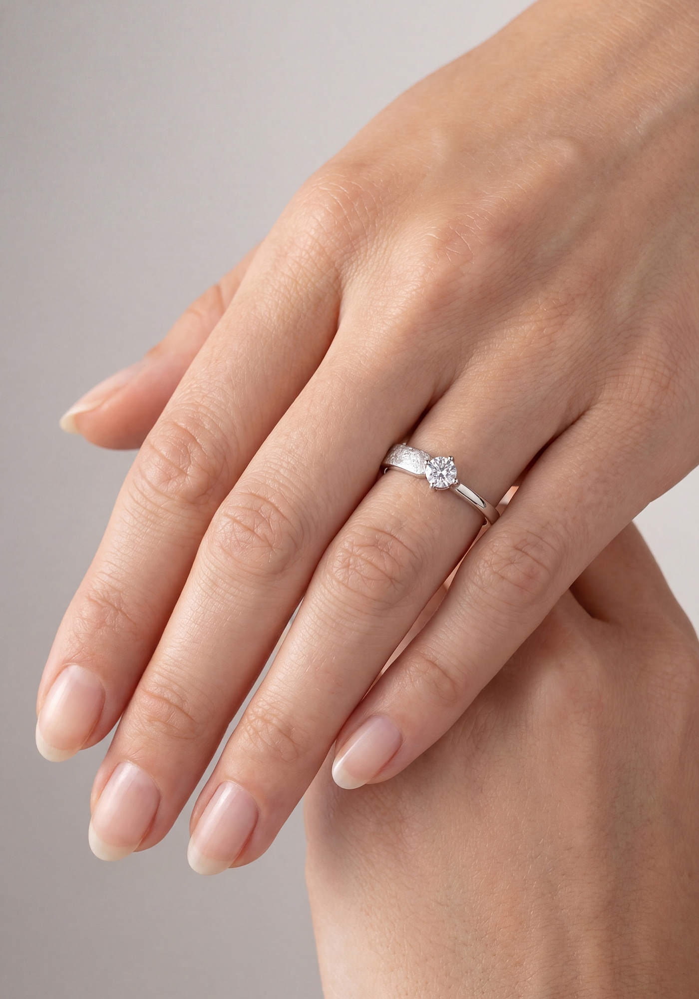 JOBO Silberring 925 Silber mit Zirkonia