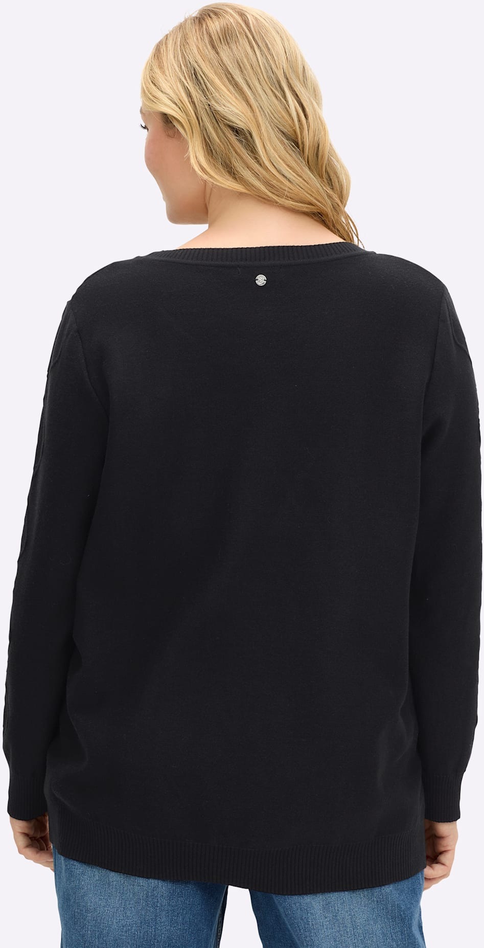 Sheego Rundhalspullover "Pullover" günstig online kaufen