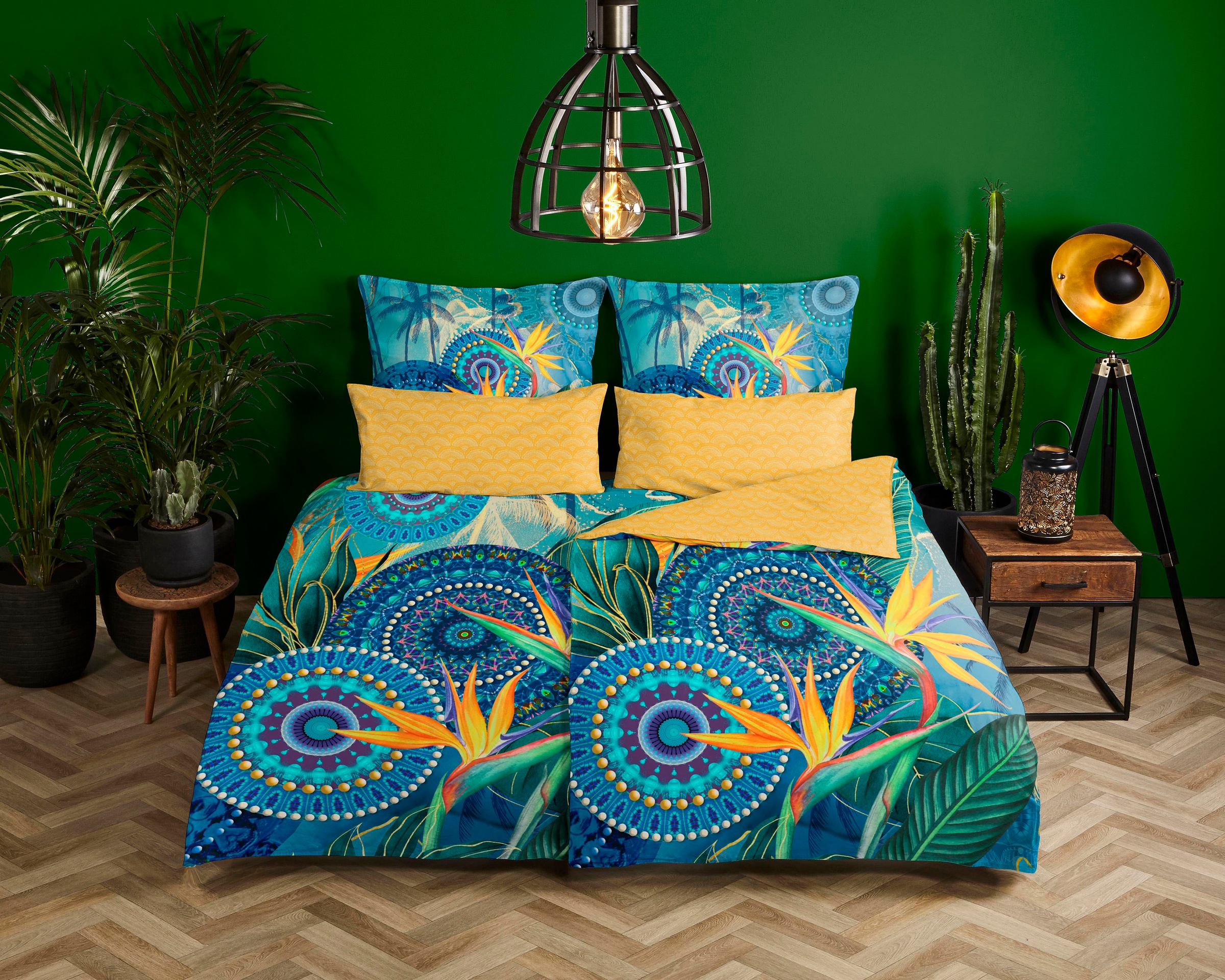 hip Wendebettwäsche "Novia" 2 Stk. tlg. Mako-Satin, 135x200, Reißverschluss günstig online kaufen