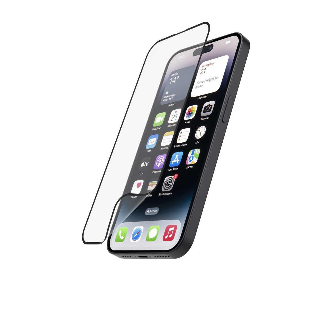 Hama Displayschutzglas »Panzerglas Hiflex Eco für Apple iPhone 14 Pro Max, Full-Cover flexibel«, für Apple iPhone 14 Pro Max